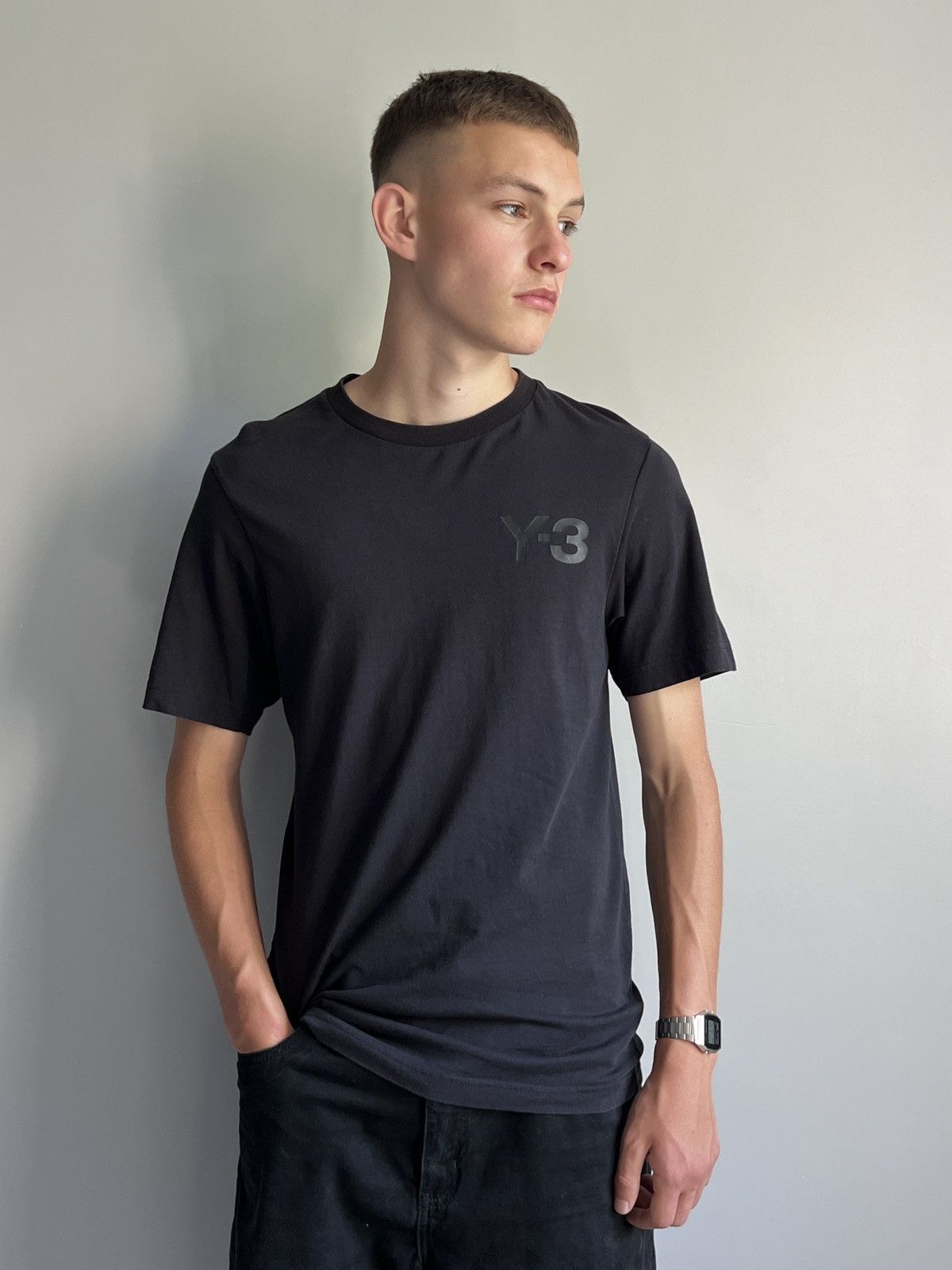 Yohji Yamamoto Y-3 x Adidas Yohji Yamamoto T-shirt Size US S / EU 44-46 / 1 - 5 Thumbnail