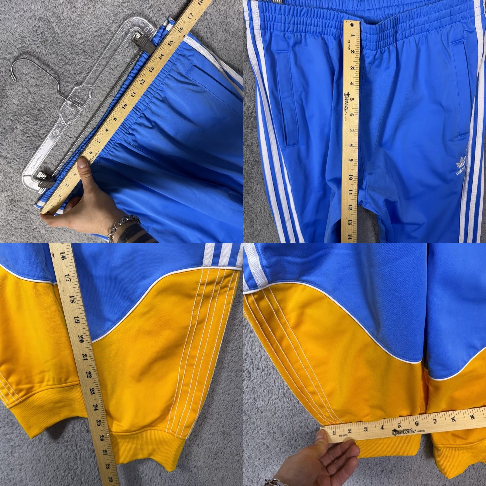 Adidas Adidas Originals Track Pants Mens L SST Firebird Jogger Sweatpant Denver Nuggets Size US 33 - 9 Thumbnail