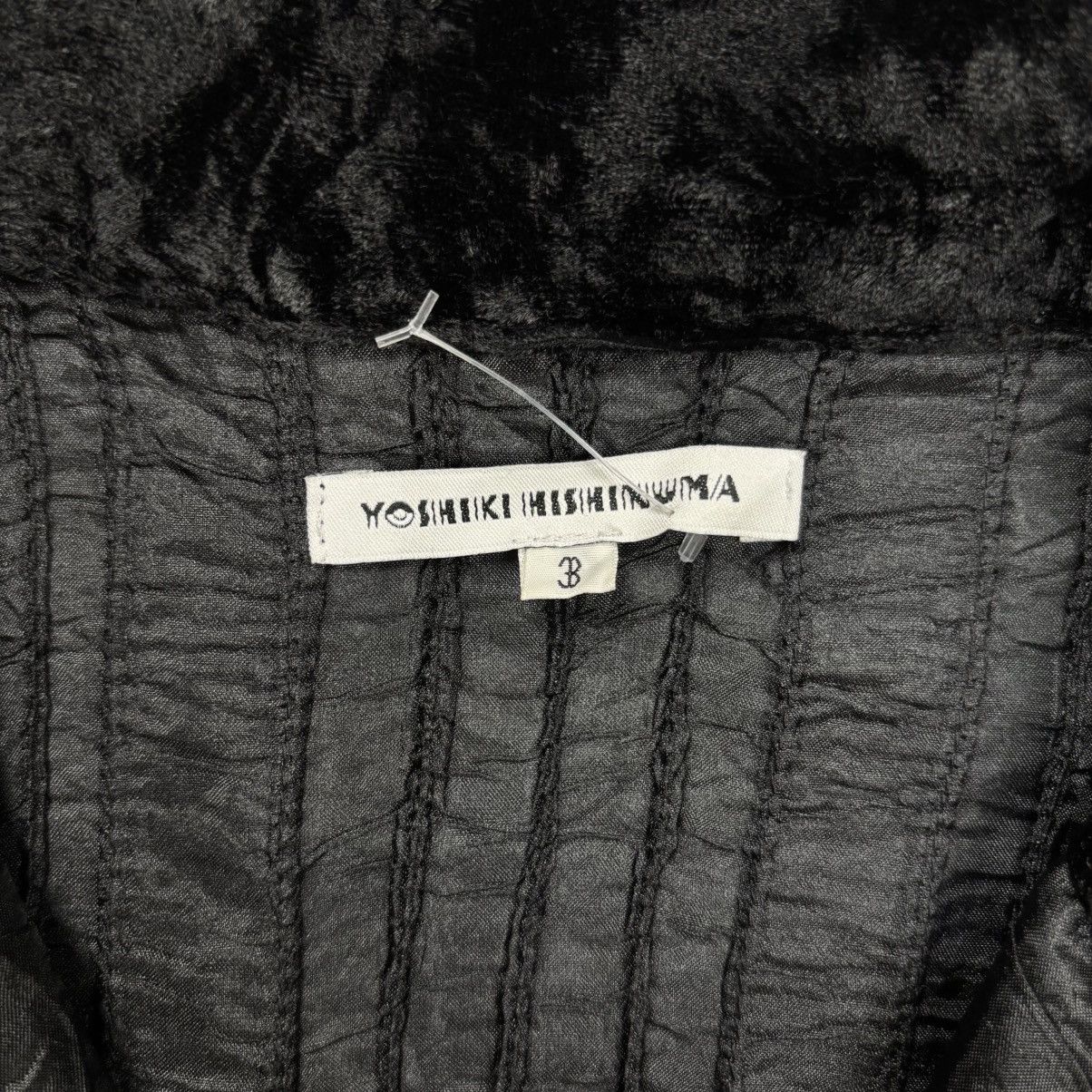 Japanese Brand Archive Yoshiki Hishinuma - Pleats Mix Velour Top Jacket Size M / US 6-8 / IT 42-44 - 8 Thumbnail