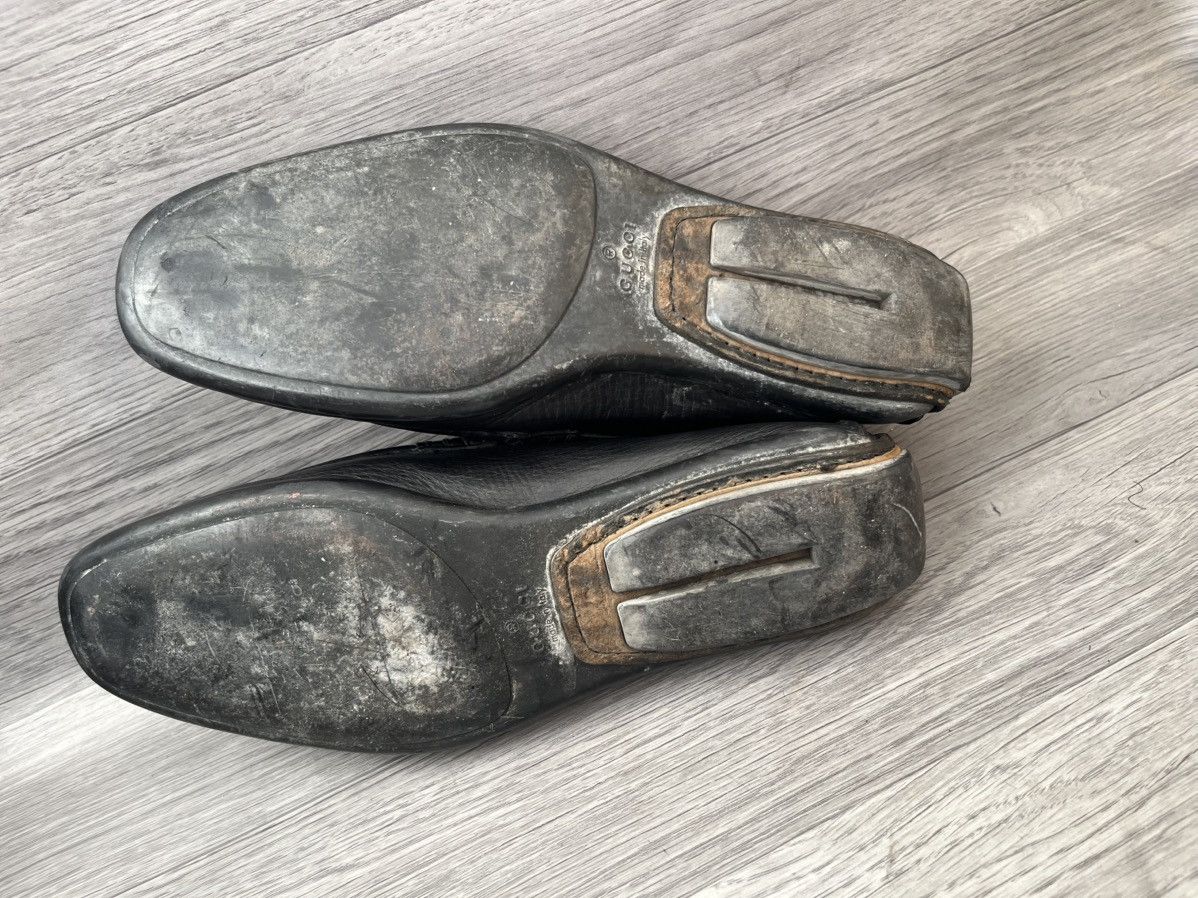 Gucci Gucci horsebit black leather loafers sz 43.5 Size US 10.5 / EU 43-44 - 10 Thumbnail