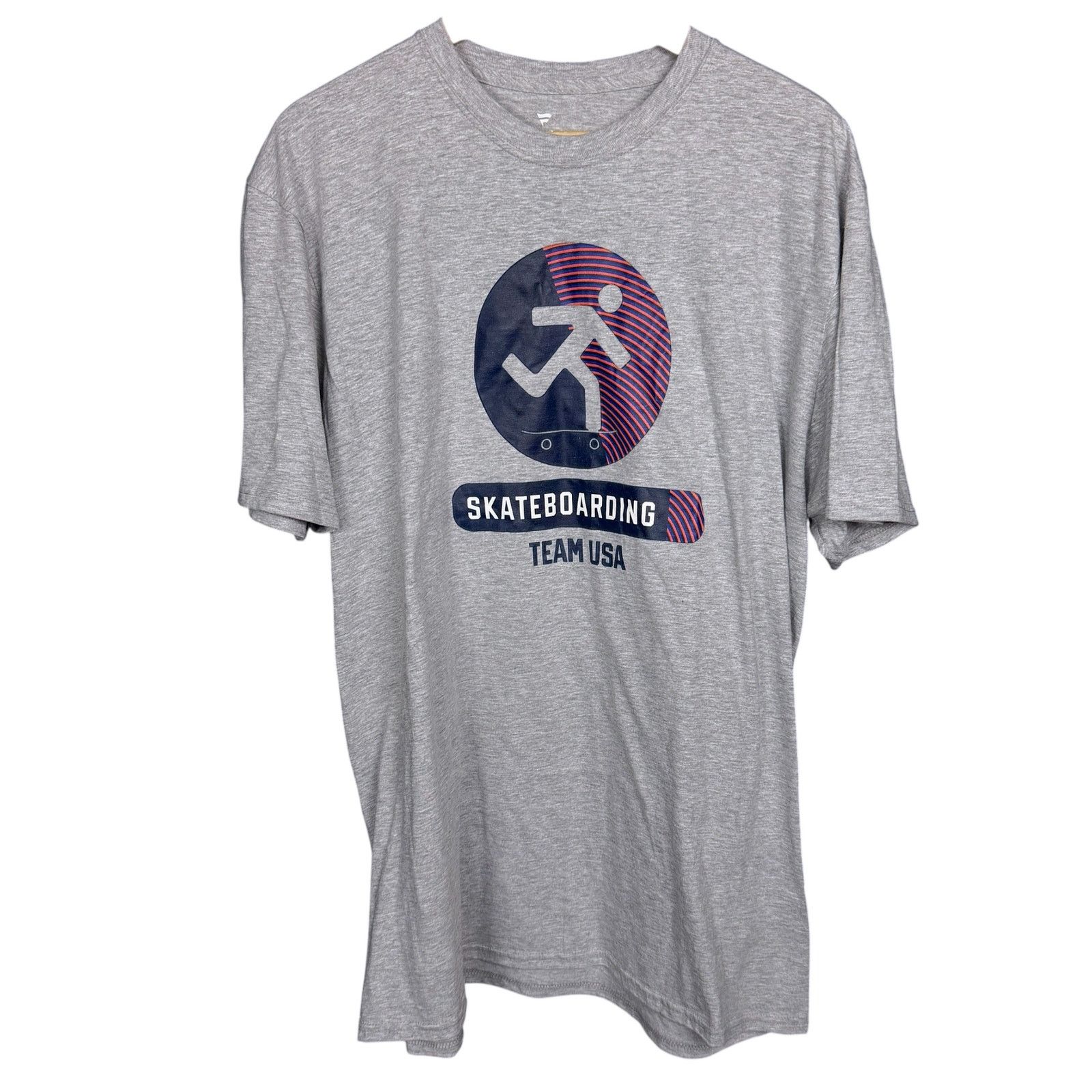 USA Olympics Skateboarding Team USA Olympics Men's XL Gray Short Sleeve T Size US XL / EU 56 / 4 - 7 Thumbnail