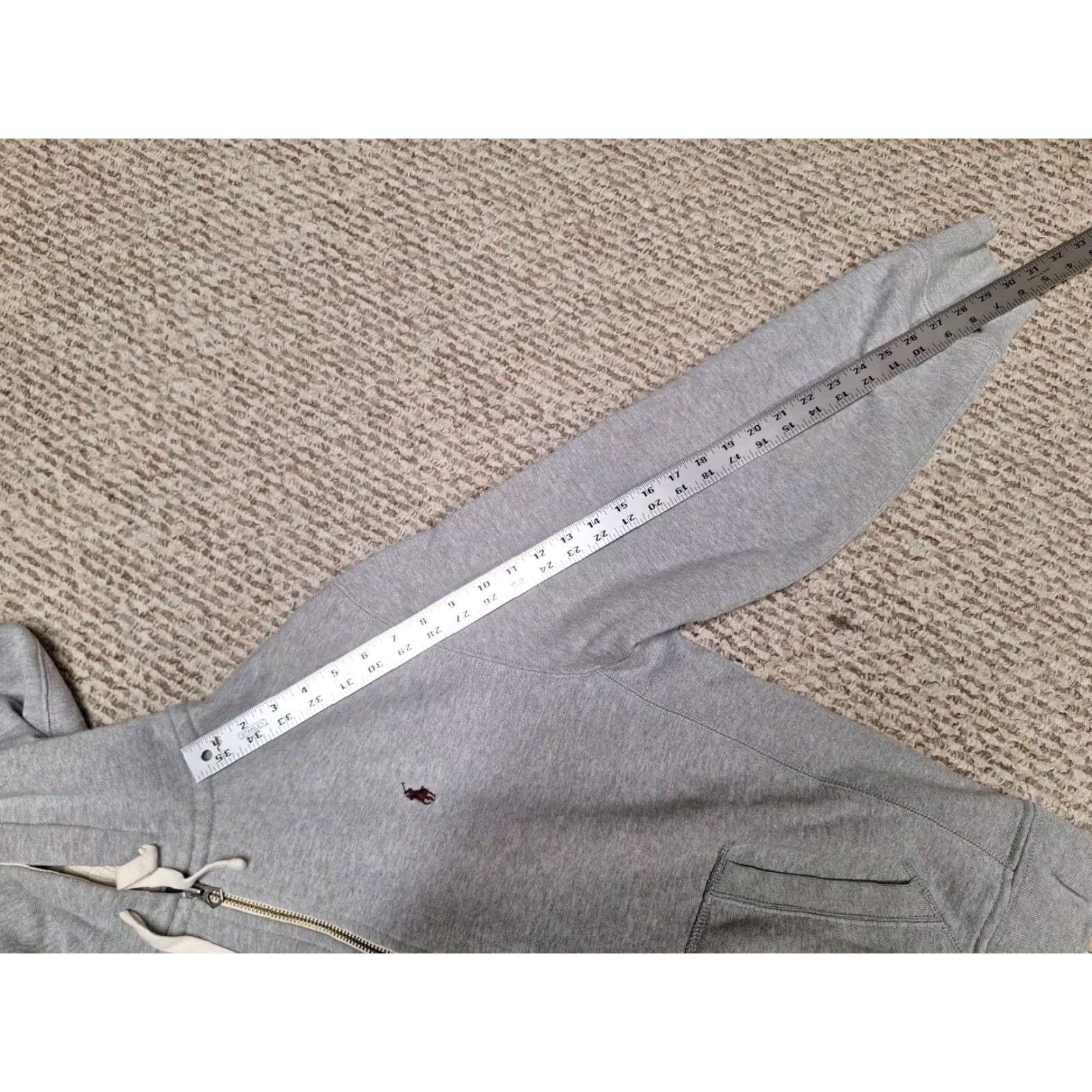 Polo Ralph Lauren Polo Ralph Lauren Hoodie Long Sleeve Gray Full Zip Sweatshirt Men’s XL Size US XL / EU 56 / 4 - 7 Thumbnail