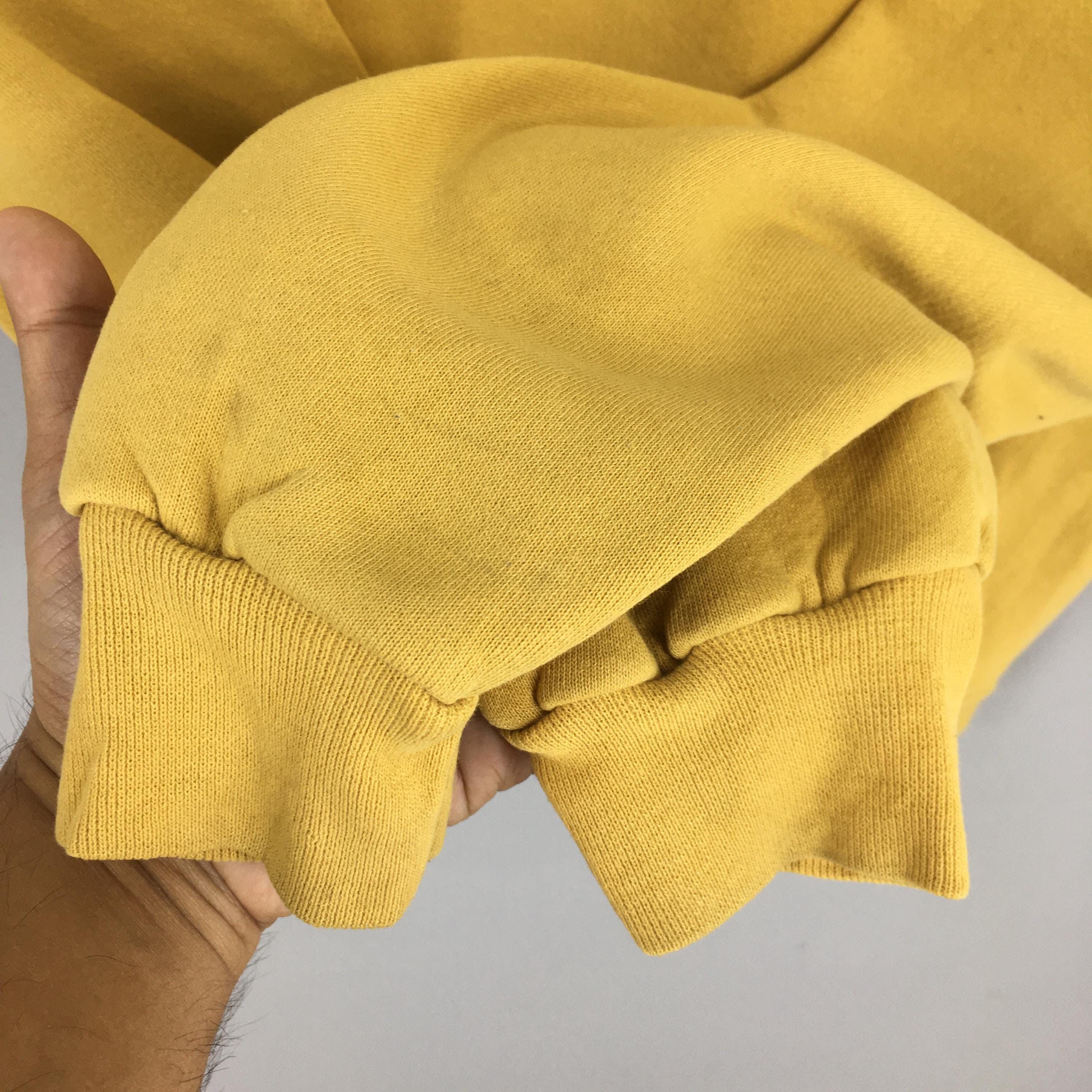 Russell Athletic Vintage 90s Russell Athletic Plain Yellow Sweatshirt Large Size US L / EU 52-54 / 3 - 5 Thumbnail