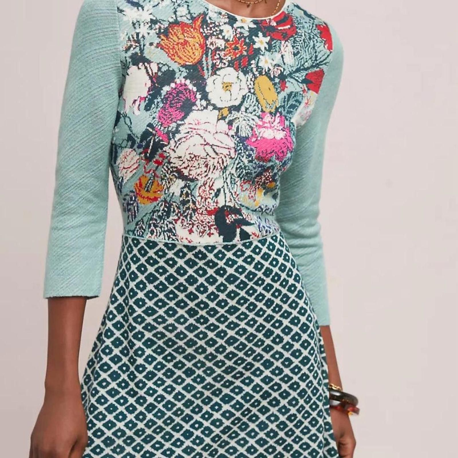 Other l Aldomartins midi dress with 3/4 sleeves #floral #mididress Size S / US 4 / IT 40 - 1 Thumbnail