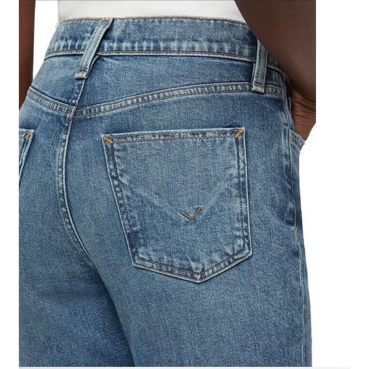 Hudson $215 New Hudson Jeans Holly High Waist Straight Ankle - 25 Size 25" / US 0 / IT 36 - 3 Thumbnail