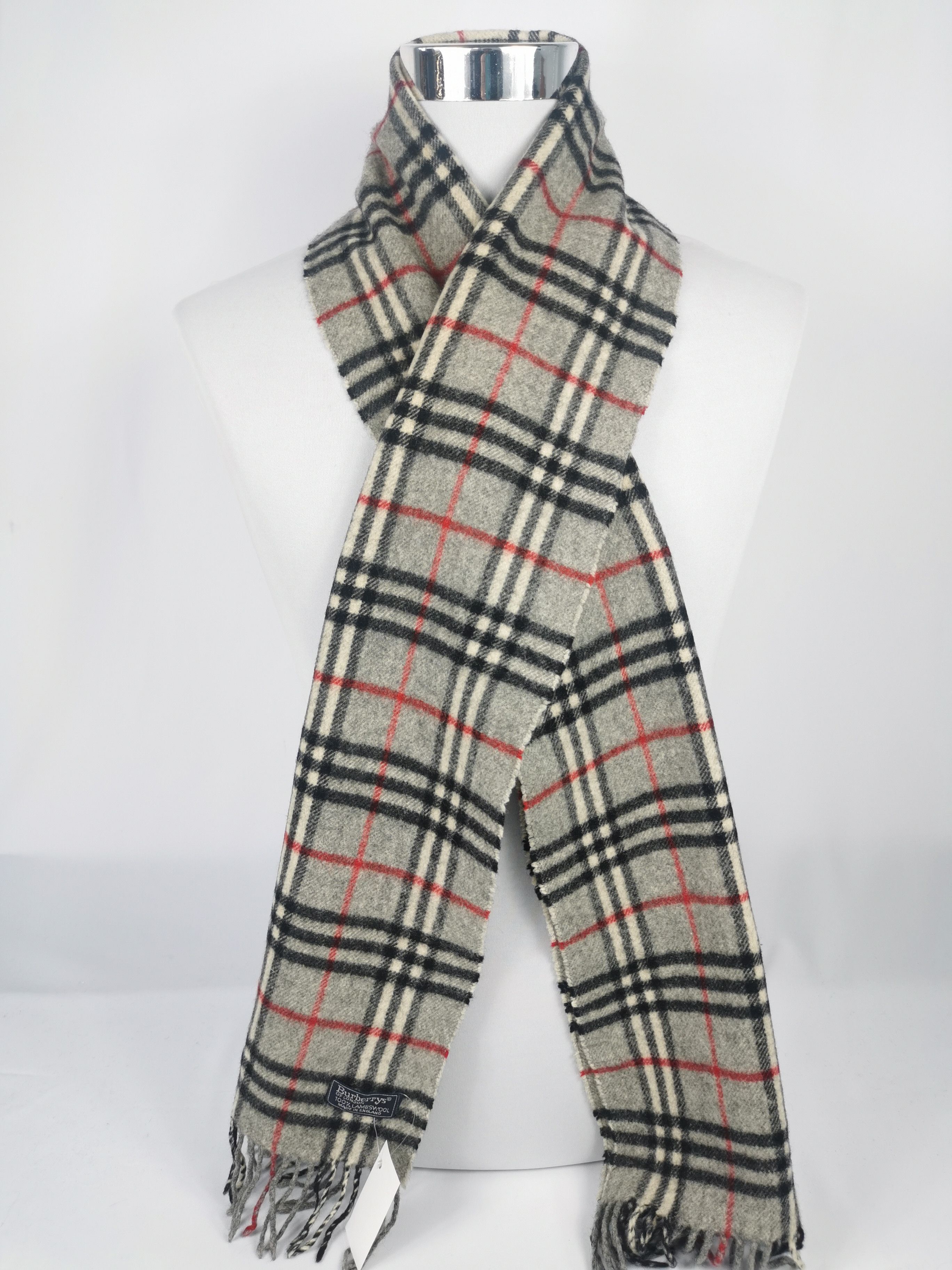 Burberry Burberrys scarf muffler lambswool Size ONE SIZE - 1 Thumbnail