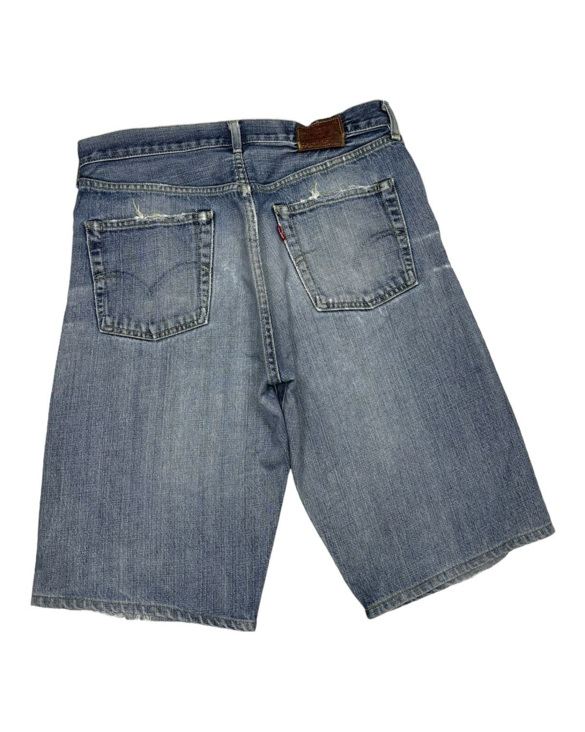 Levi's VINTAGE LEVIS 503B Big E Selvedge Denim Short Jeans Size US 32 / EU 48 - 4 Thumbnail