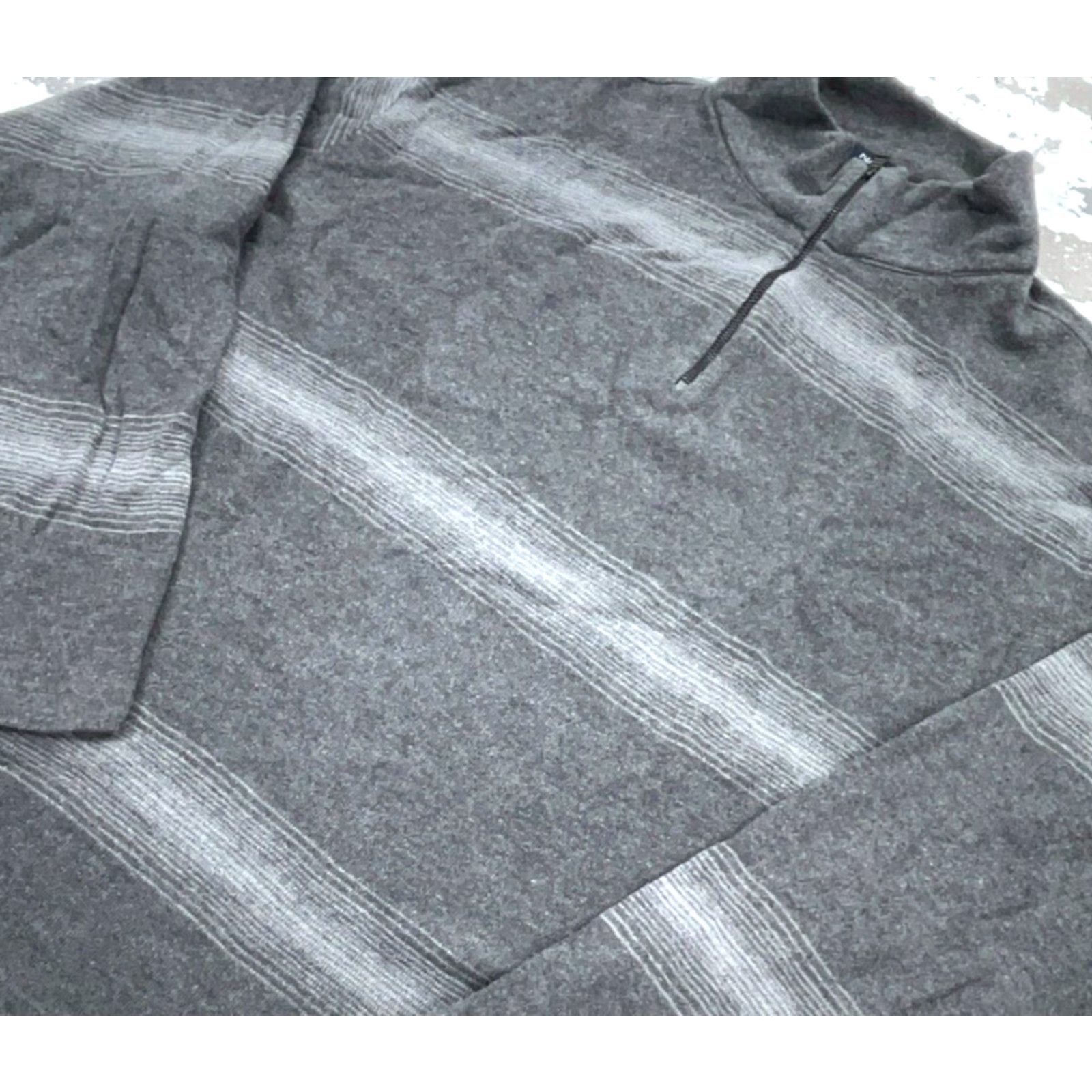Nautica Nautica Sweater Men XL Gray Striped Knit Quarter Zip Pullover 1/4 Zip All Seasons Golf Brand Nautica Mens Sweater Gray Striped Knit Pullover XL Size US XL / EU 56 / 4 - 2 Thumbnail
