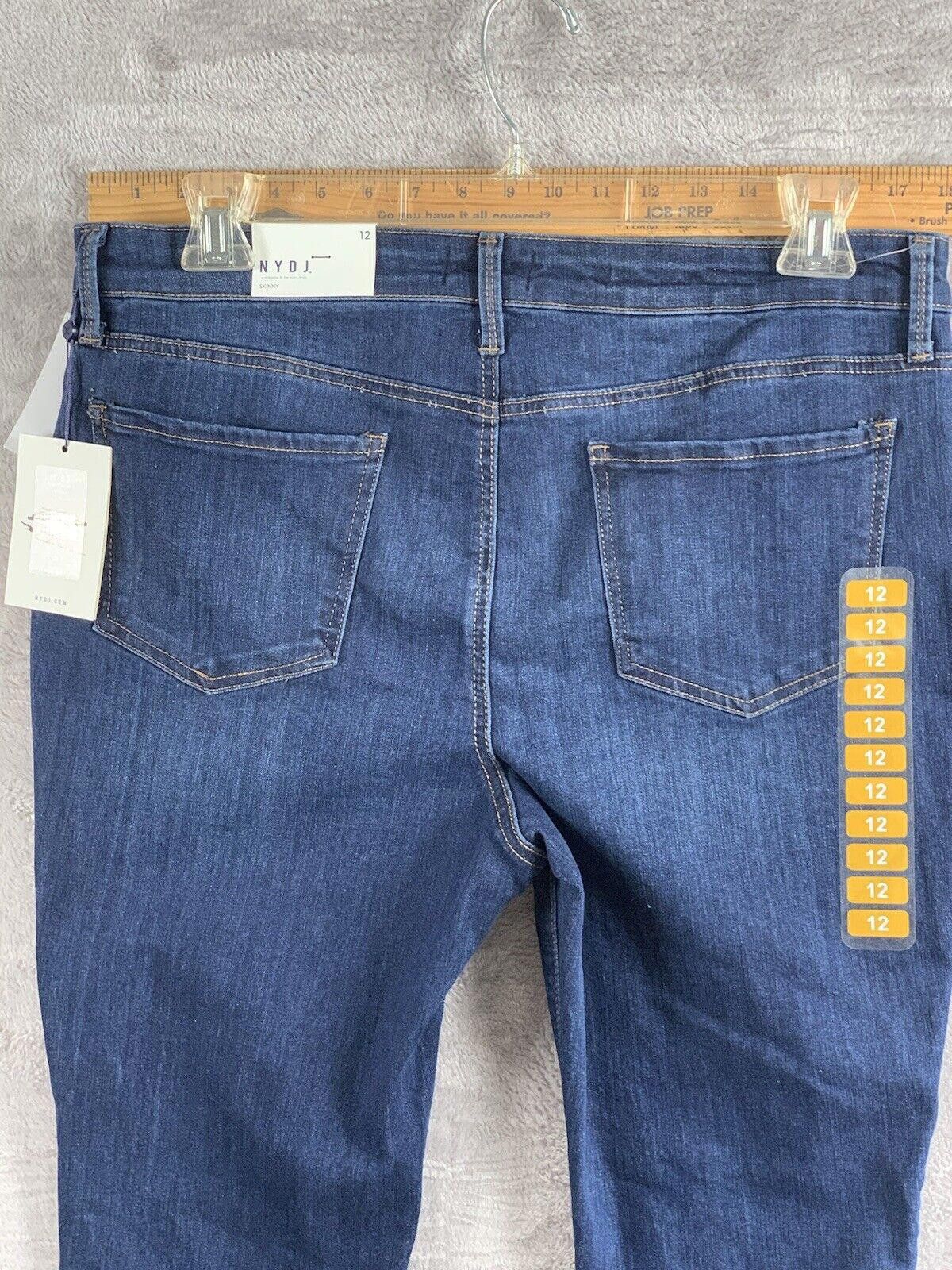 NYDJ NYDJ 12 Jeans NWT Blue Skinny LIFTXTUCK $99 MSRP Size 34" / US 12 / IT 48 - 10 Thumbnail