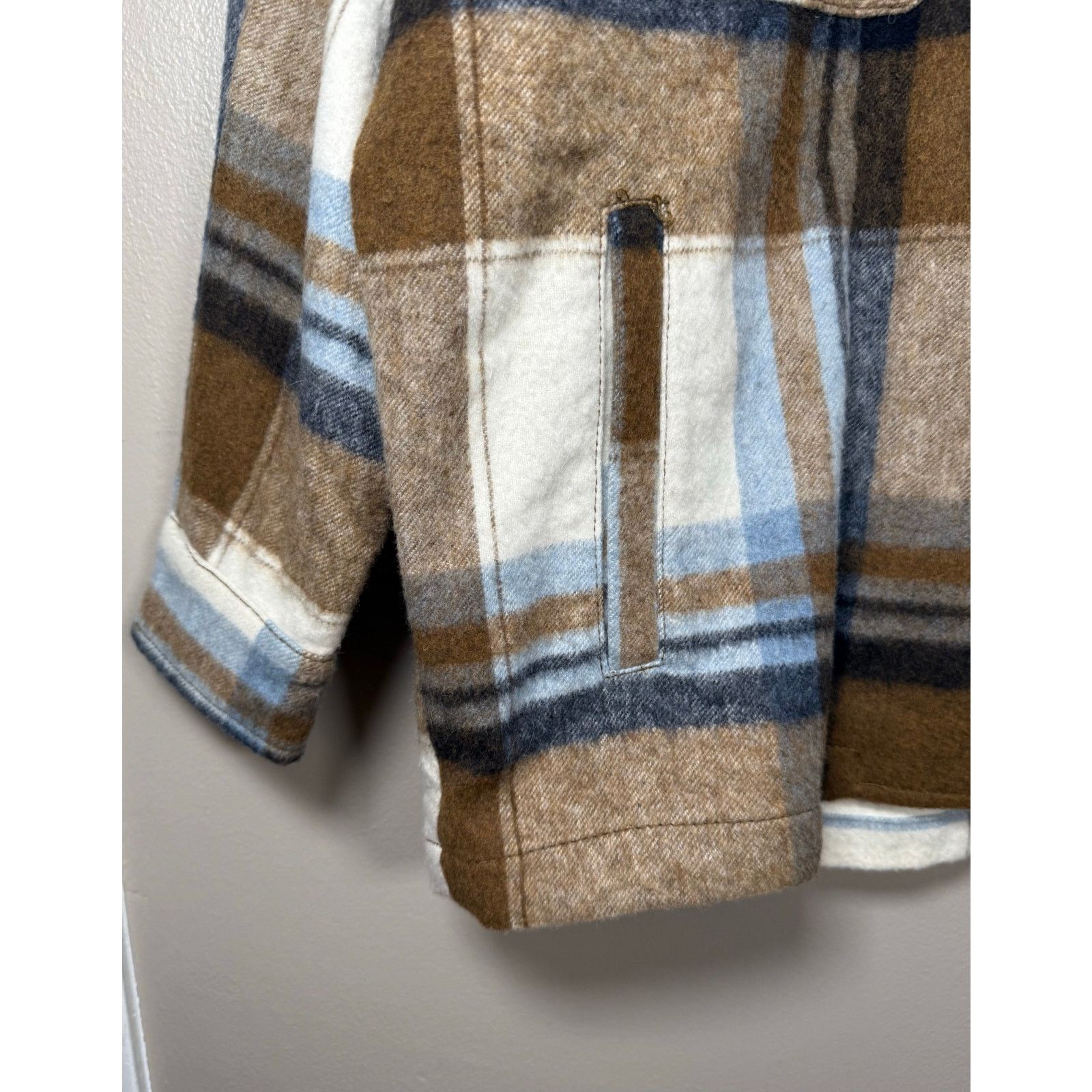 Zara Zara plaid wool blend Overshirt Shackst XS Size XS / US 0-2 / IT 36-38 - 5 Thumbnail