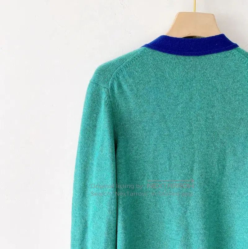 Chanel Chanel Green Cashmere Cardigan for Women . Size S / US 4 / IT 40 - 8 Thumbnail