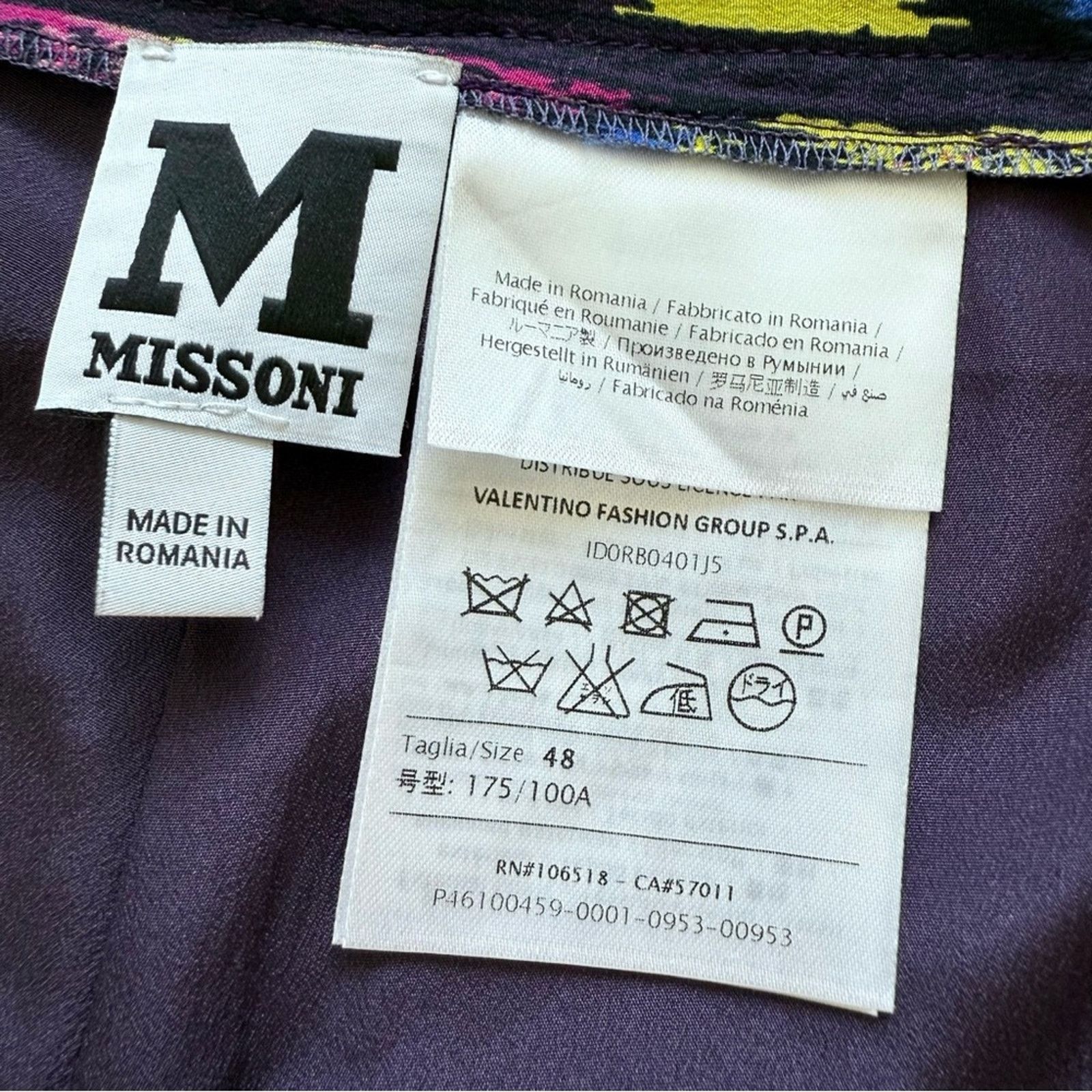 Missoni Missoni silk wide leg pants size 48IT or 12US Retail 450$ Size 34" / US 12 / IT 48 - 5 Thumbnail