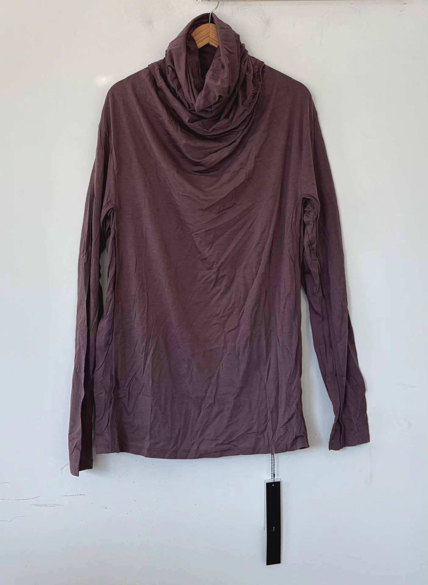 Julius Julius 25aw Men's Oversized T-neck LS Sweater Gray Purple 2 Size US M / EU 48-50 / 2 - 3 Thumbnail