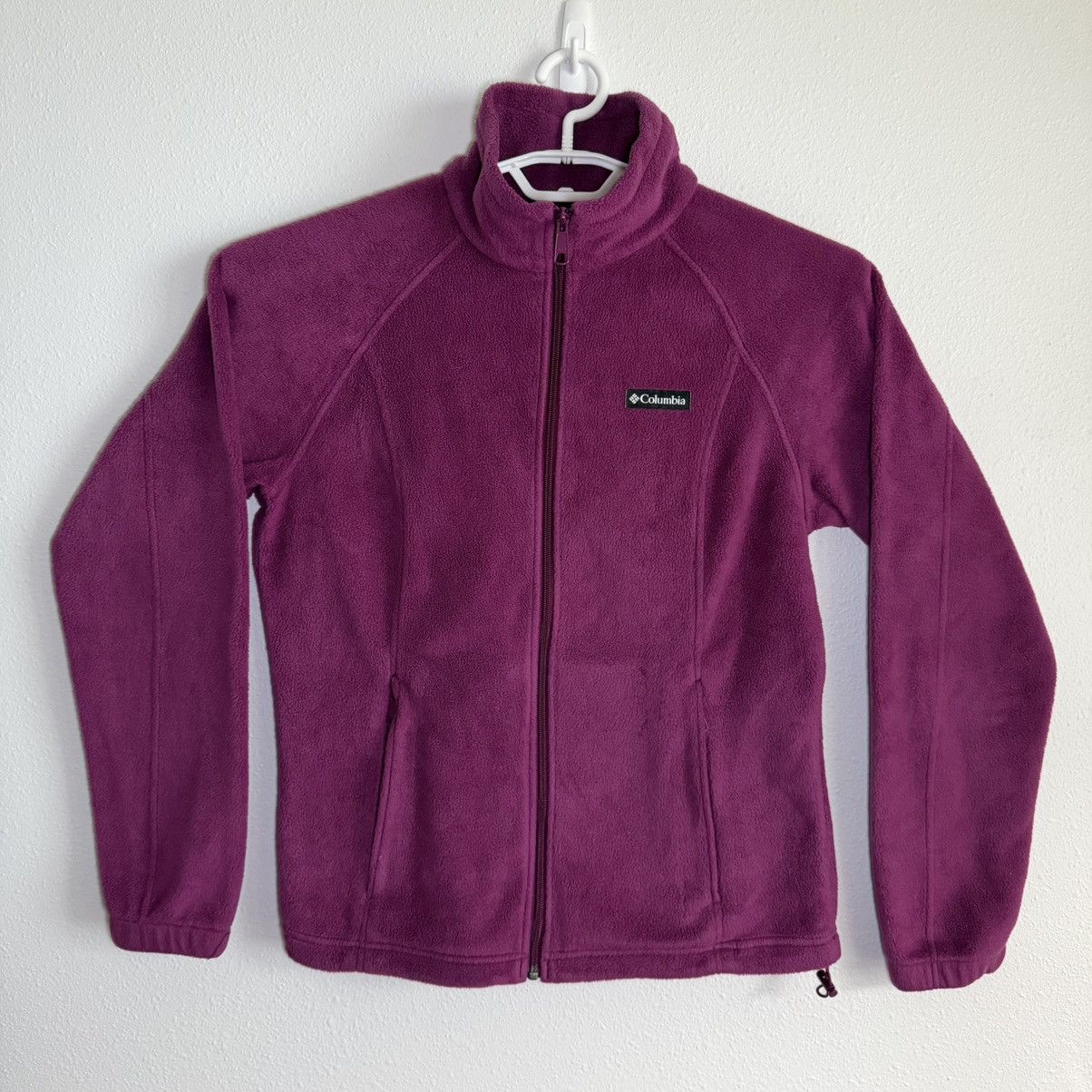 Columbia Columbia Womens Medium Purple Fleece Jacket Full Zip Soft Size M / US 6-8 / IT 42-44 - 2 Thumbnail