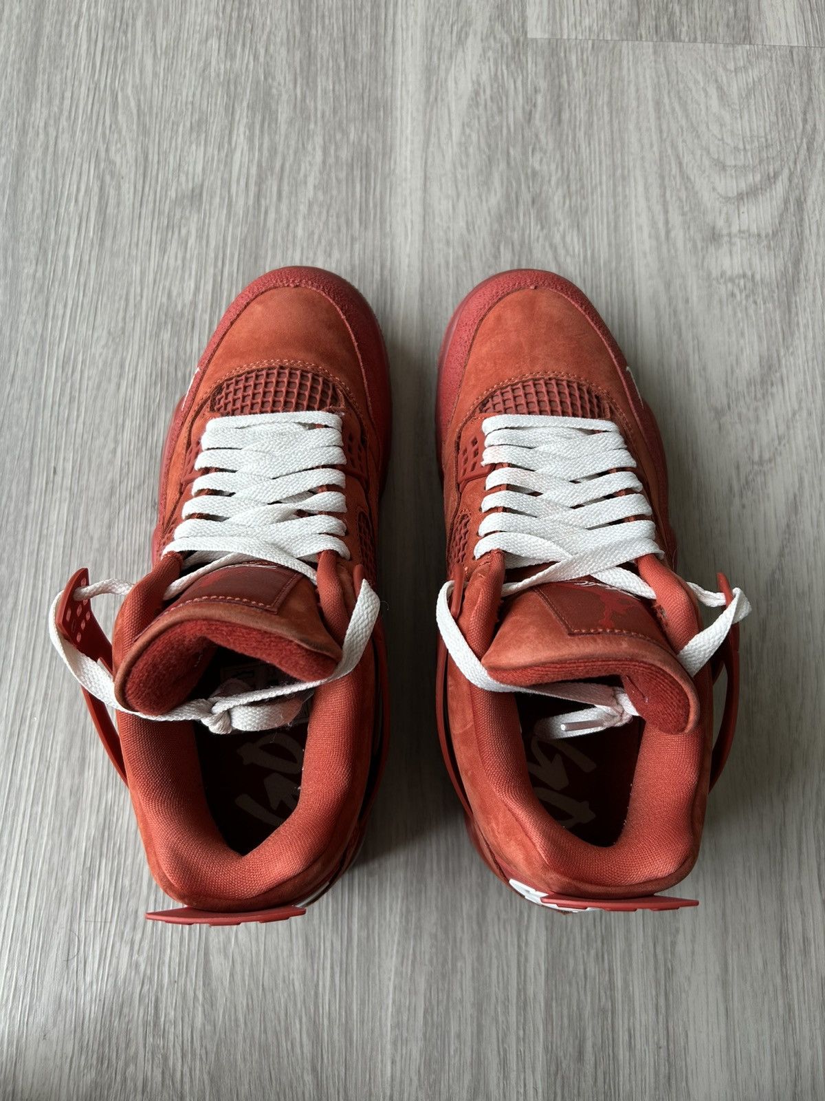 Nike Nigel Sylvester x Air Jordan Retro 4 Brick By Brick Size 9.5 Size US 9.5 / EU 42-43 - 4 Thumbnail