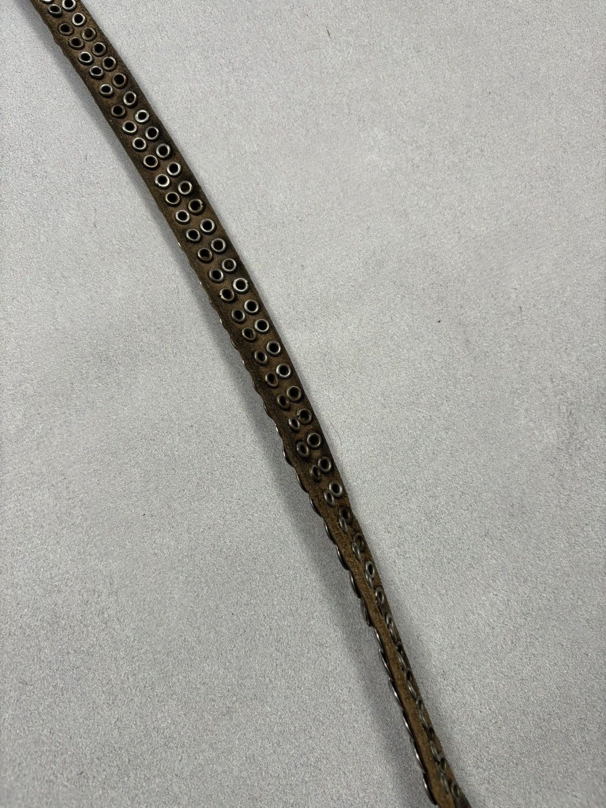 Vintage Vintage Leather Belt Style Metal Parts Rhinestones Style Wit Size ONE SIZE - 9 Thumbnail