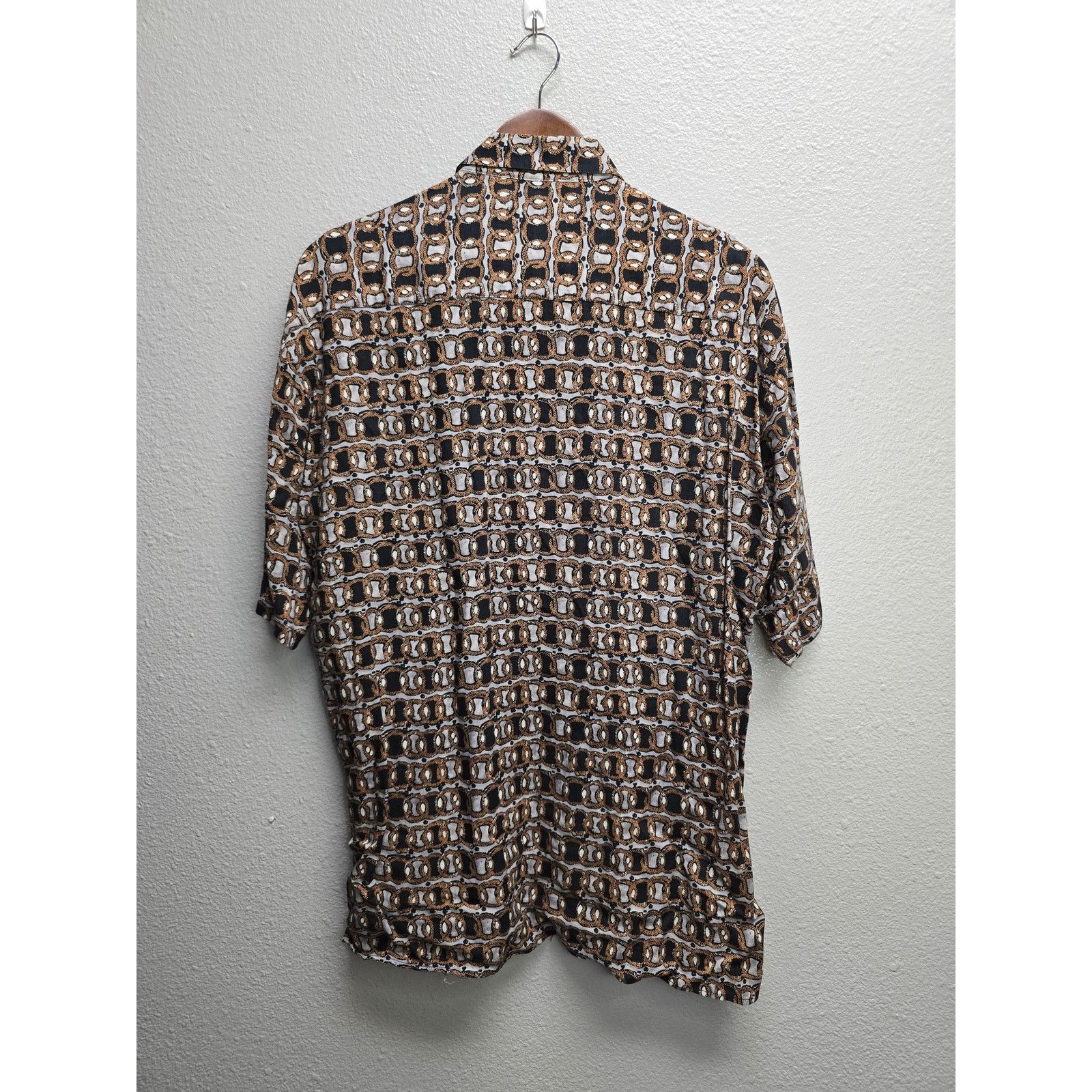 Albert Nipon Vintage Albert Nipon Shirt Rayon Retro Brown M Button Up Size US M / EU 48-50 / 2 - 5 Thumbnail