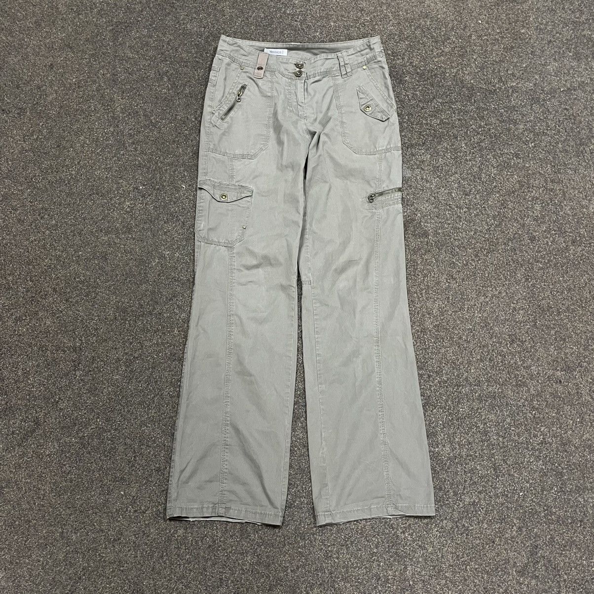 Vintage Vintage Y2K Pants Jeans Cargo 90s Parachute 34 34 Size 34" / US 12 / IT 48 - 1 Thumbnail