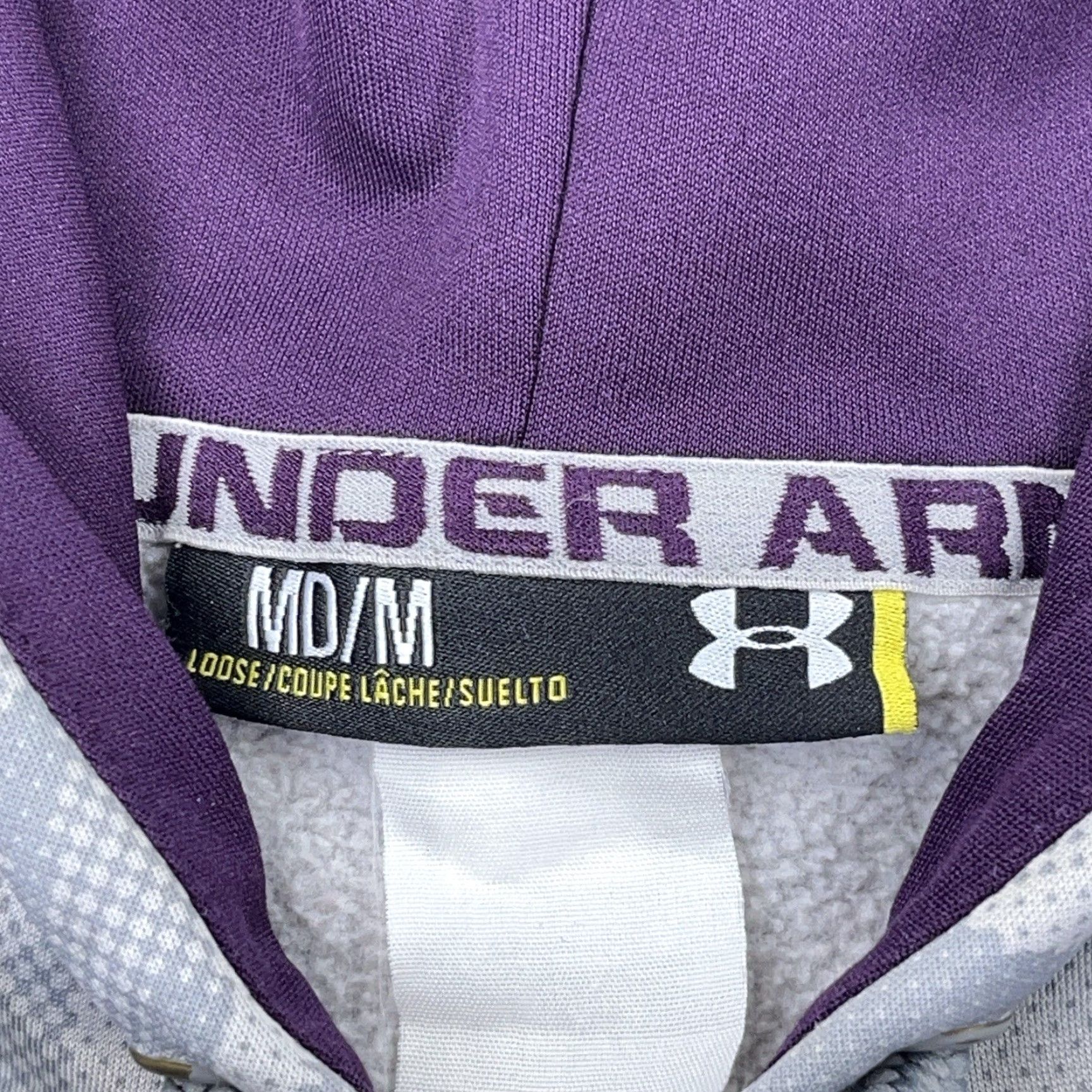 Under Armour Under Armour Hoodie Women M Gray Sweatshirt Loose Fit Geometric Logo Size M / US 6-8 / IT 42-44 - 7 Thumbnail