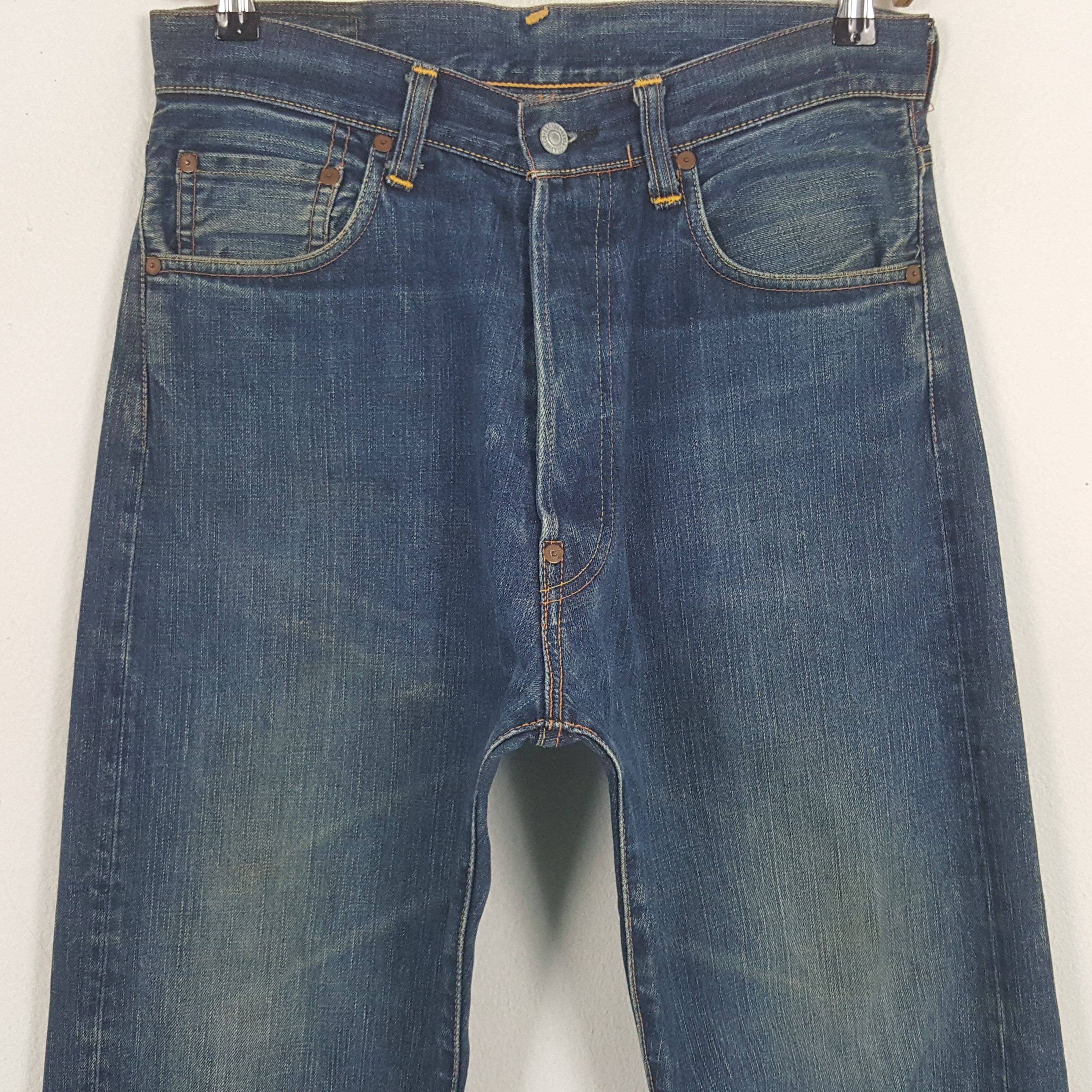 Evisu × Japanese Brand × Vintage Vintage Evisu Japanese Brand Daicock Custom Art Denim Jeans Size US 30 / EU 46 - 5 Thumbnail