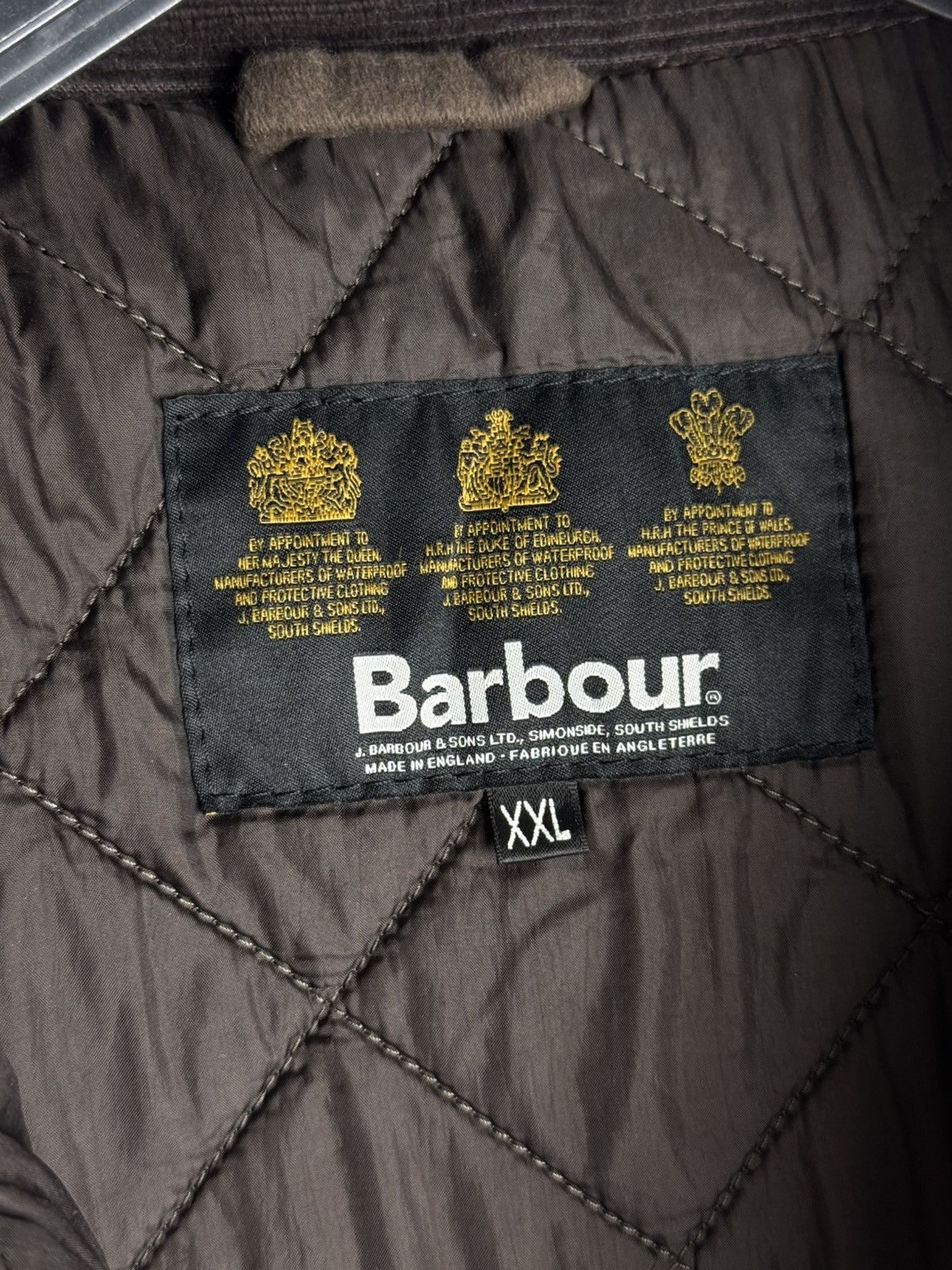 Barbour Barbour Eton Waxed Jacket Brown Quilted Lined 🏴󠁧󠁢󠁥󠁮󠁧󠁿 Size US XL / EU 56 / 4 - 4 Thumbnail