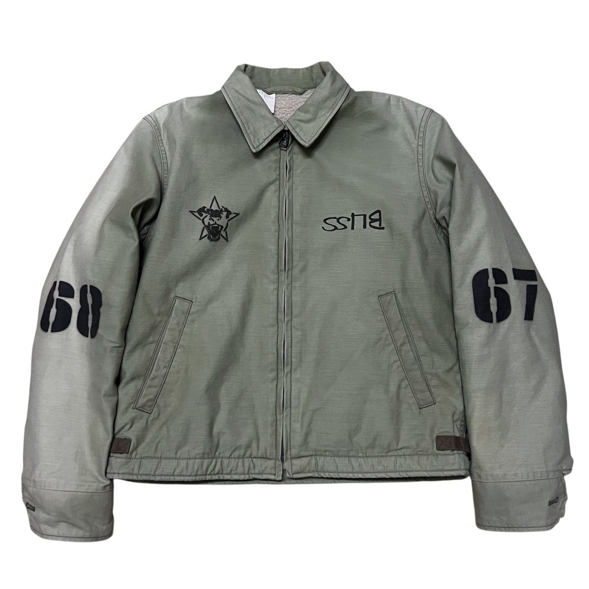 N. Hoolywood N. Hoolywood Sun Faded Military Style Jacket | Grailed