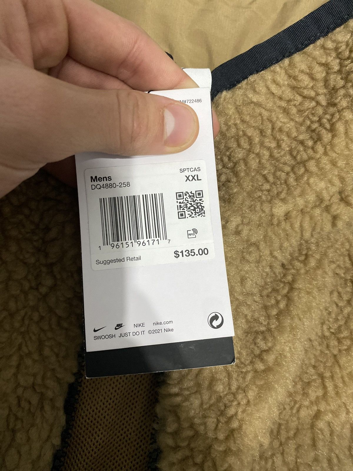 Nike Nike fleece jaket Size US XL / EU 56 / 4 - 3 Thumbnail