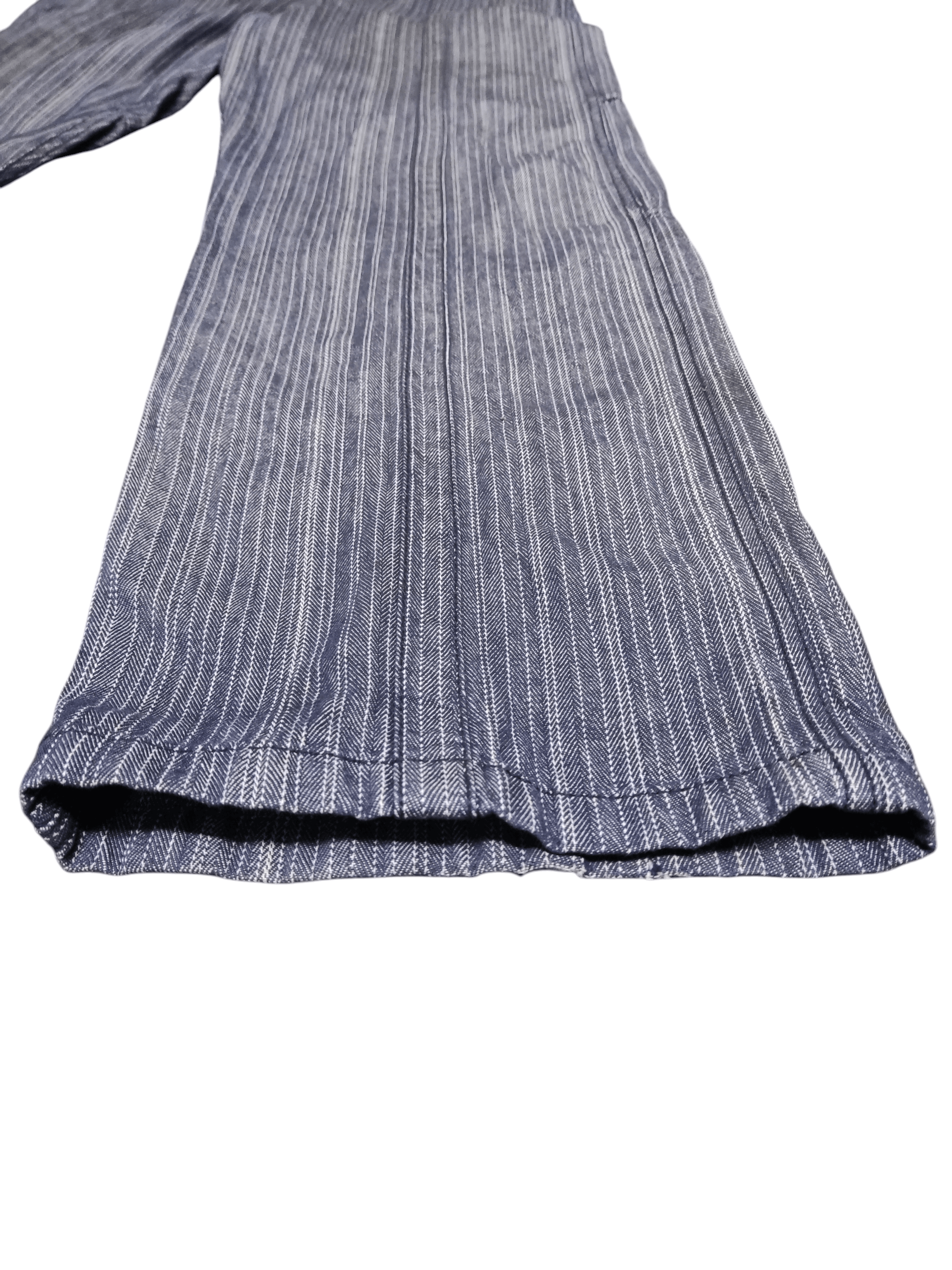 PPFM Vintage Rare PPFM Japanese Overall Denim Indigo Stripe Size US 34 / EU 50 - 13 Thumbnail