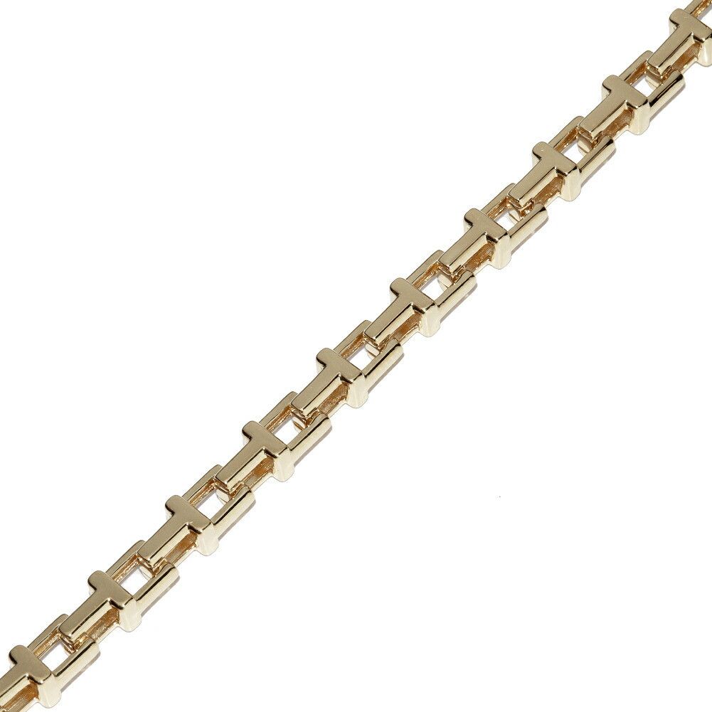 Tiffany & Co. Tiffany & Co. Tiffany & Co. K18YG T Chain Bracelet Size 15.5cm Metal Bracelet DUTY FREE for USA Size ONE SIZE - 1 Thumbnail