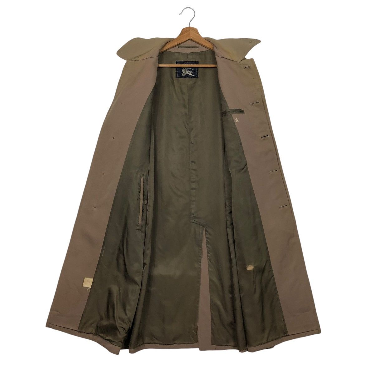 Burberry 🔥VINTAGE LONG JACKET BUTTON BURBERRYS Size US M / EU 48-50 / 2 - 15 Thumbnail
