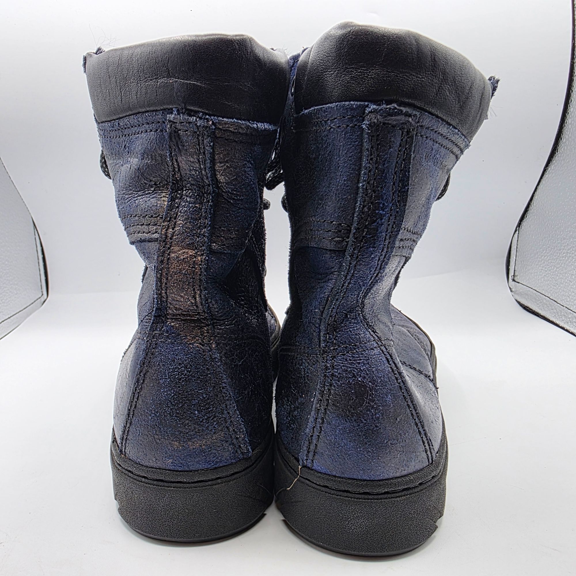 Wolverine Wolverine 1000 Mile Mens Size 8 Blue Leather Lace Up Boots C Size US 8 / EU 41 - 4 Thumbnail