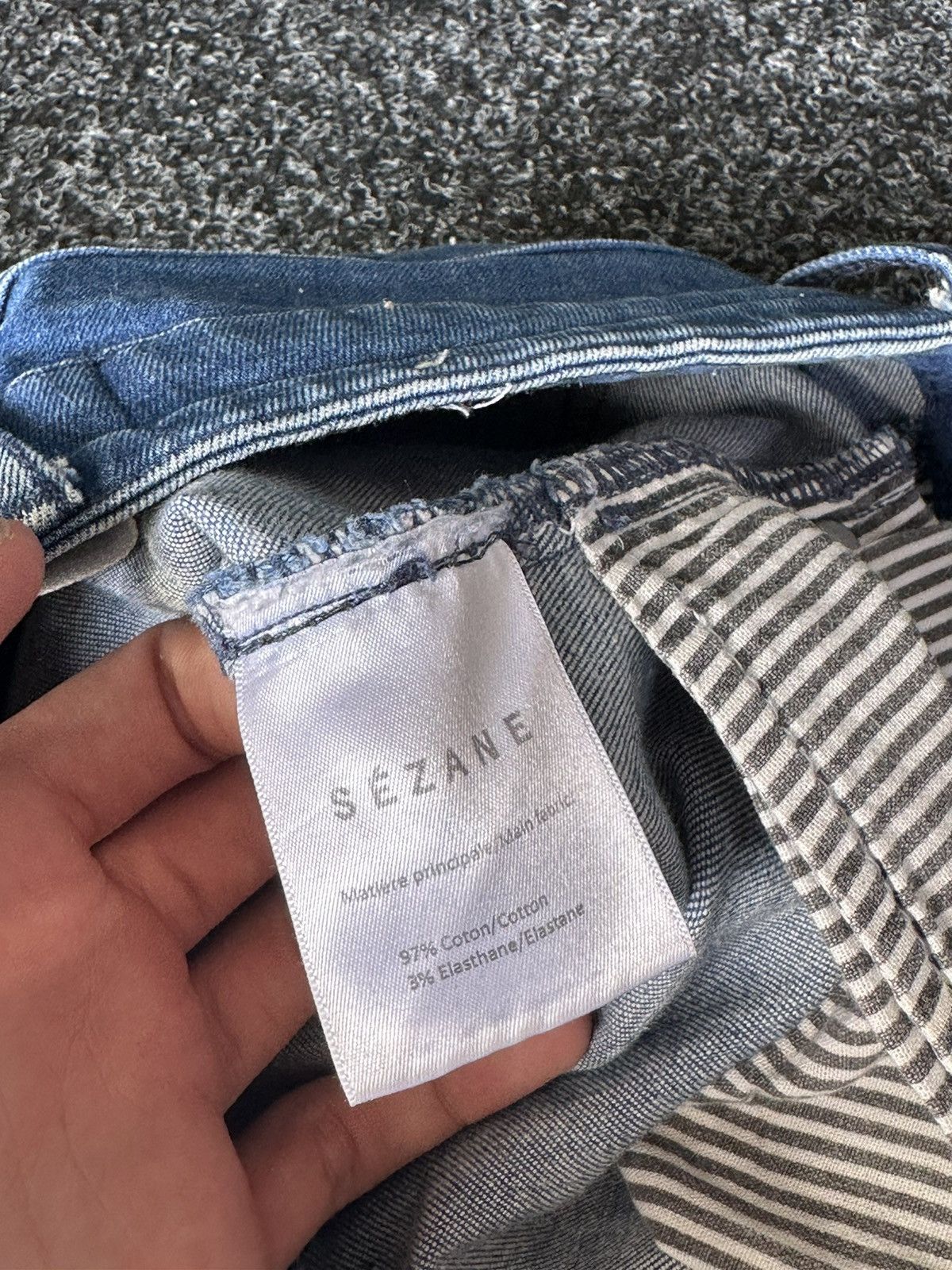 Designer × Vintage 🚨Vintage 90s Luxury Sezane Denim Jeans pants Archive jeans Size 29" - 8 Thumbnail