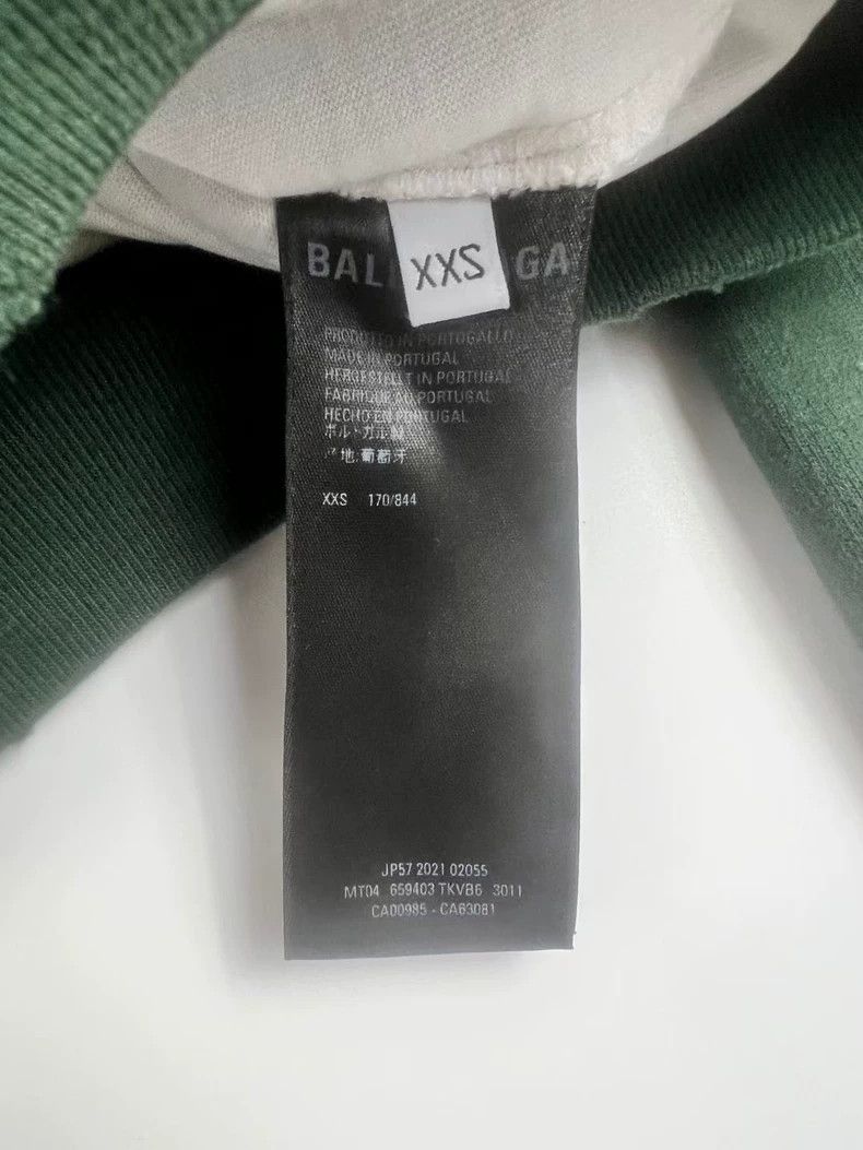 Balenciaga Balenciaga Dark Green Destruction Rift Letter logo Hoodie 2 Size US XXS / EU 40 - 3 Thumbnail