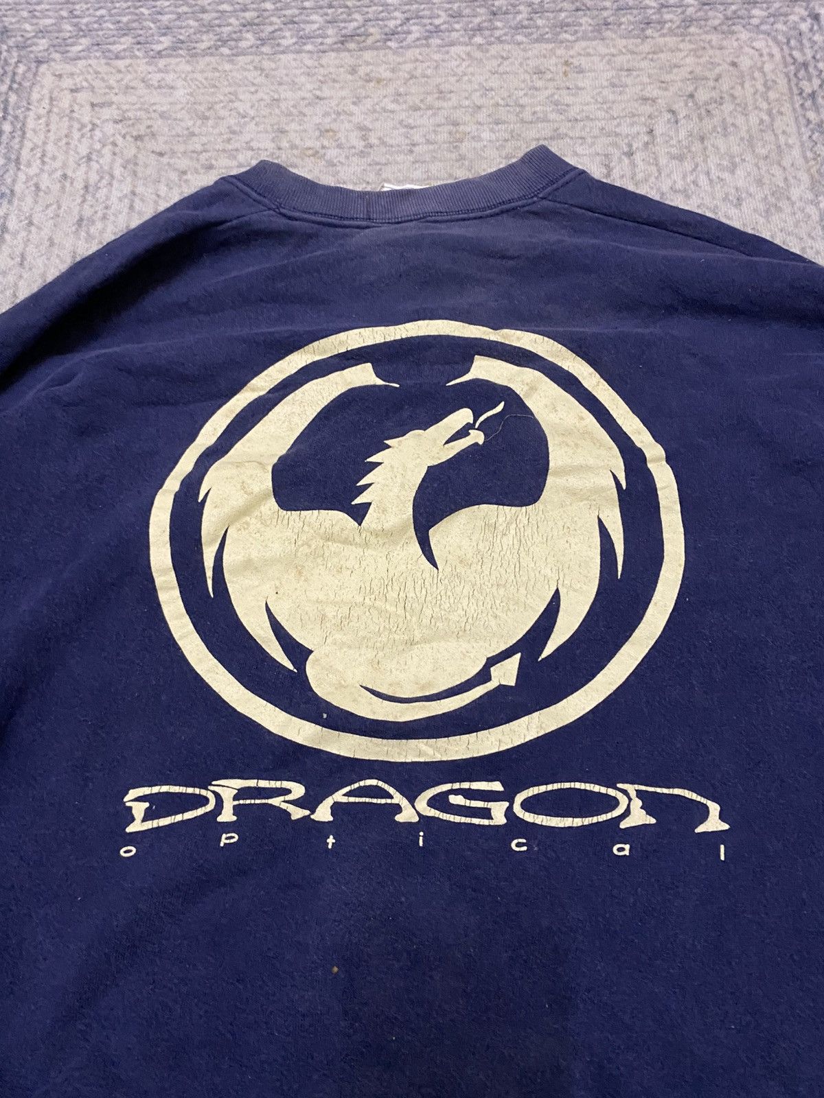 Blind Skateboards VINTAGE 90s DRAGON OPTICAL CROPPED SWEATSHIRT Size US M / EU 48-50 / 2 - 3 Thumbnail