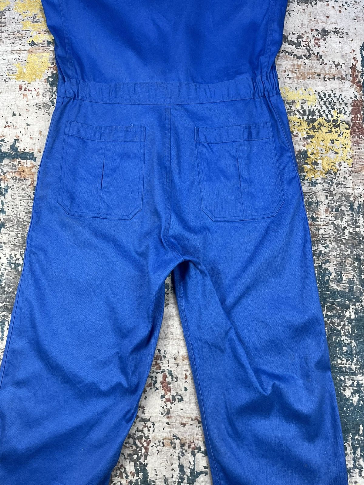 NASCAR Vintage Goodyear Back Hit Big Logo Mechanic Coveralls Size US 35 - 6 Thumbnail