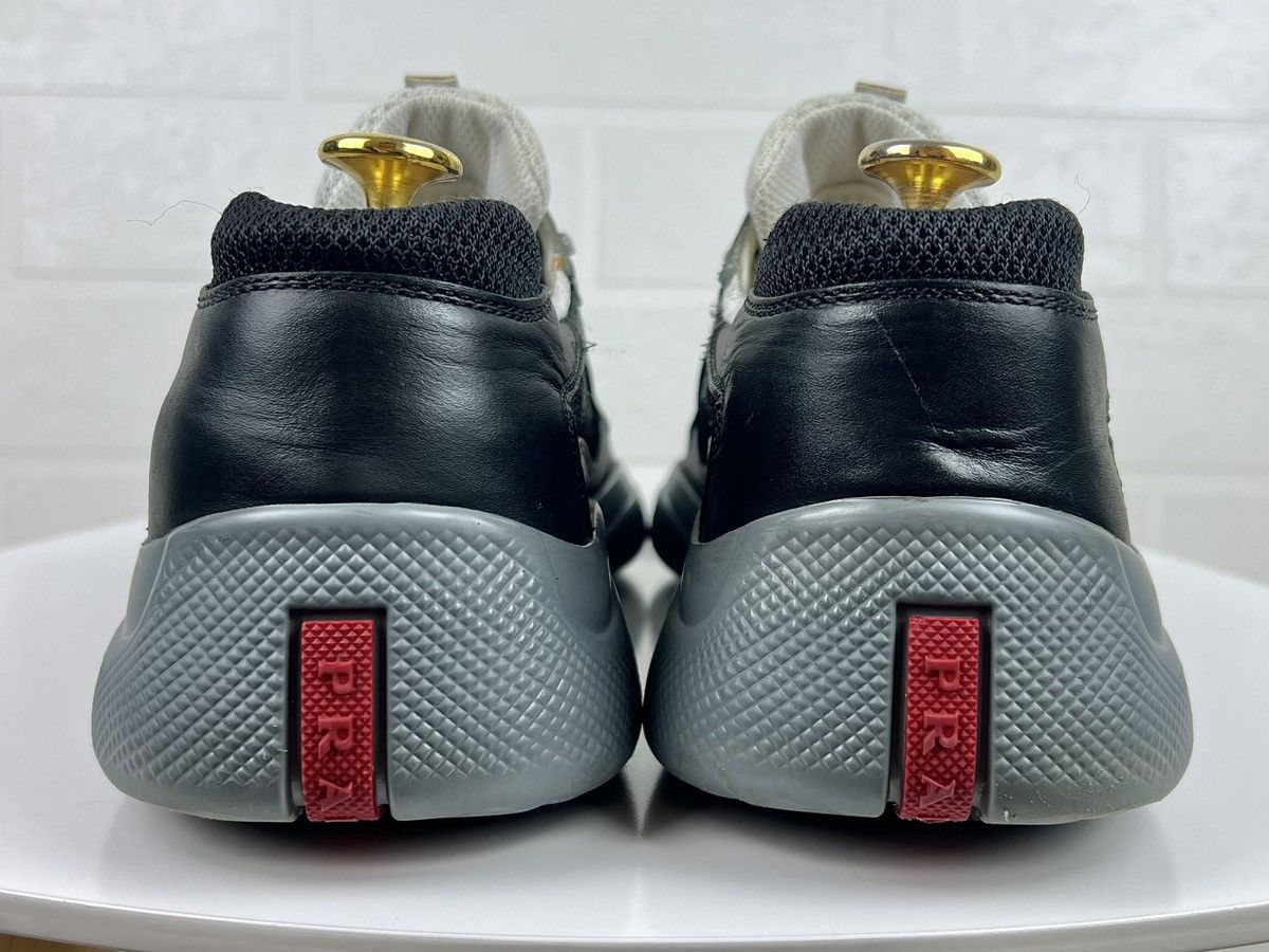 Prada PRADA Sneakers AMERICAS CUP Leather Fabric Shoes Red Tab Men Size US 8 / EU 41 - 9 Thumbnail