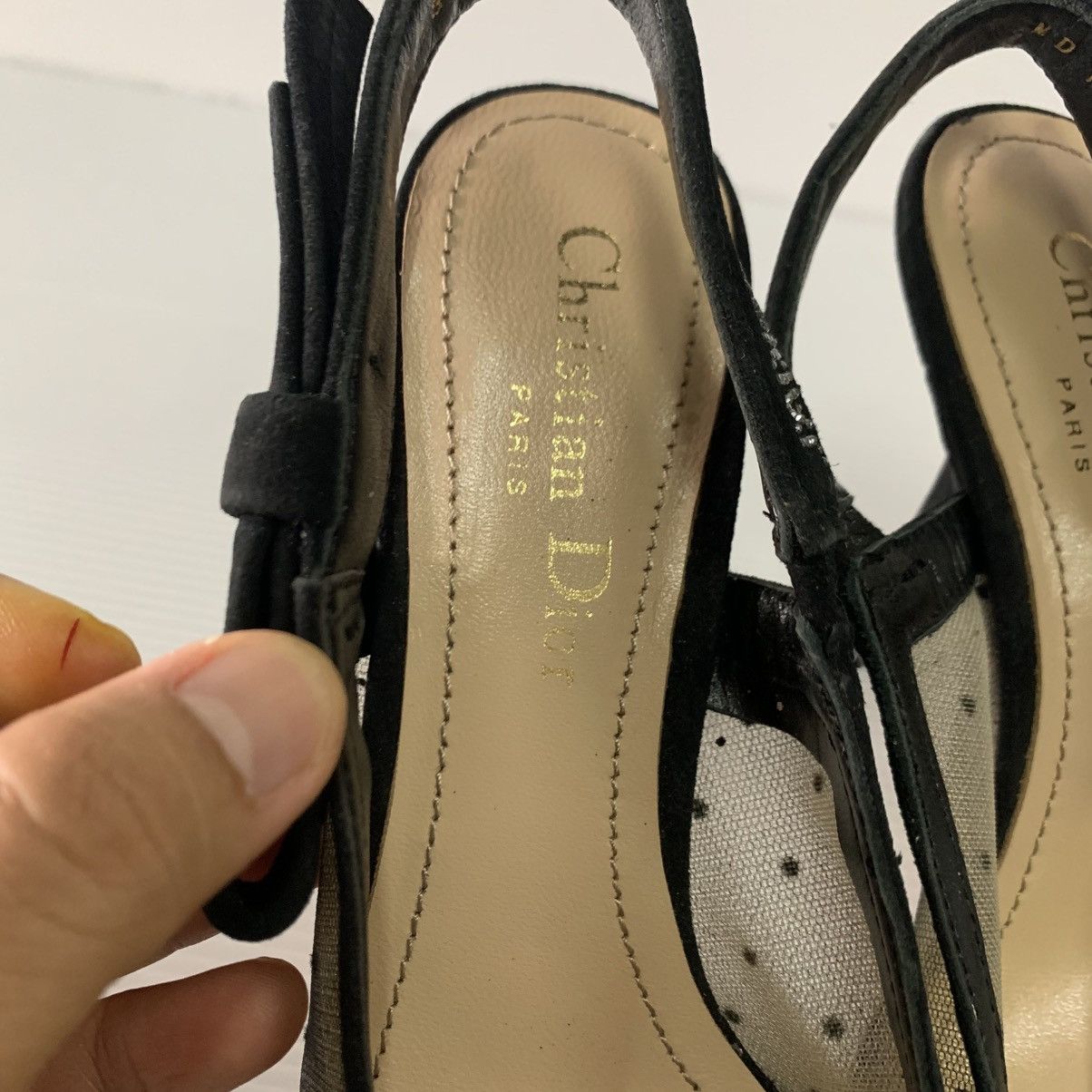 Dior Christian Dior Black Jadior Heels Size US 6 / IT 36 - 7 Thumbnail