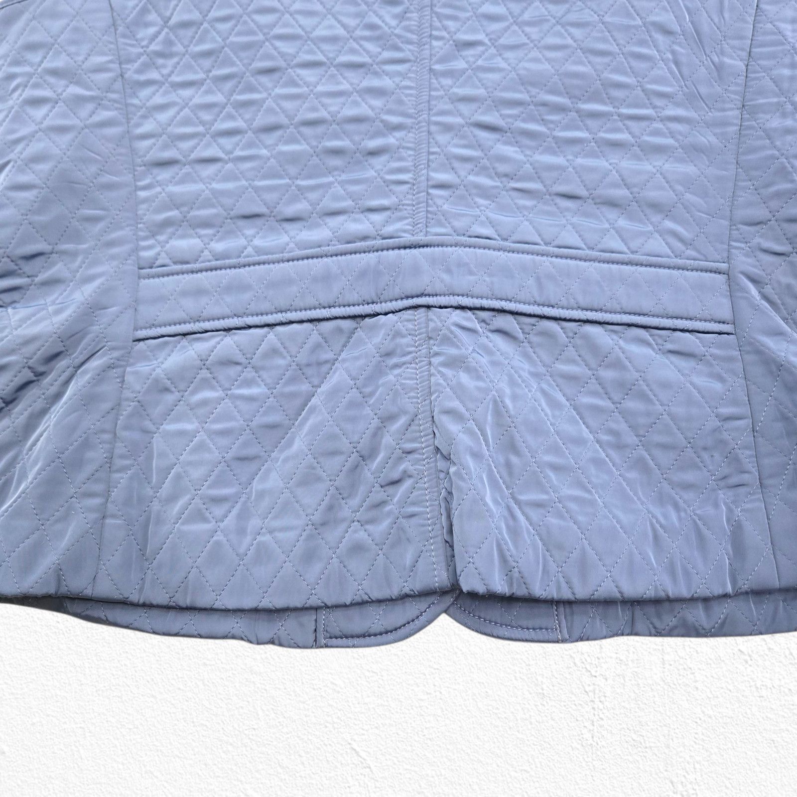 Other Talbots Blue Quilted Fleece-Lined Vest Size Large Petite Size L / US 10 / IT 46 - 8 Thumbnail