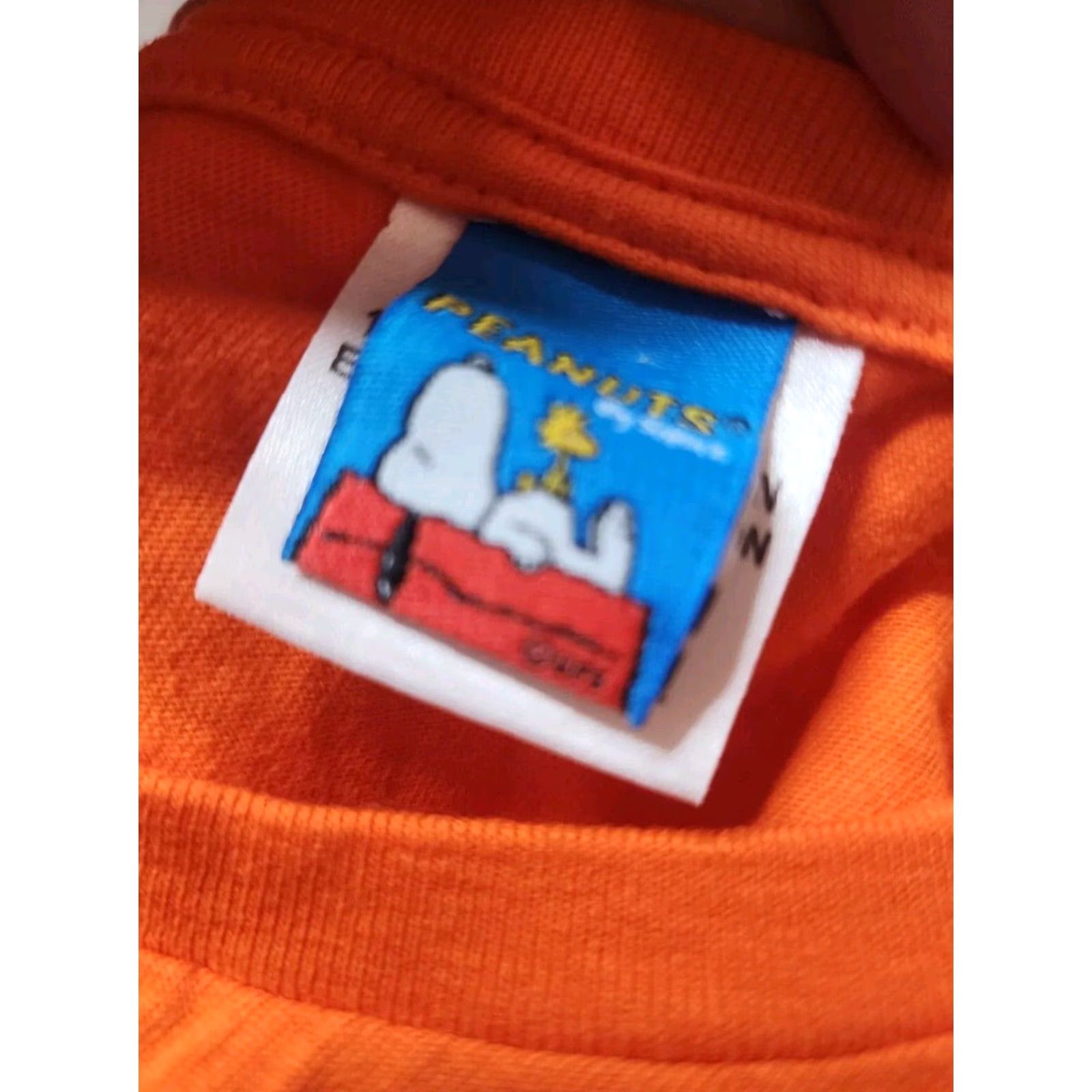 Peanuts VINTAGE Peanuts Snoopy T-Shirt Orange Cartoon Adult Mens Short Sleeve Size US S / EU 44-46 / 1 - 5 Thumbnail