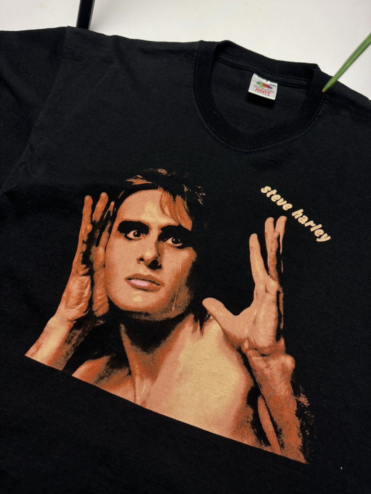 Band Tees × Vintage Rare Vintage Steve Harley T-shirt y2k black Size US L / EU 52-54 / 3 - 2 Thumbnail