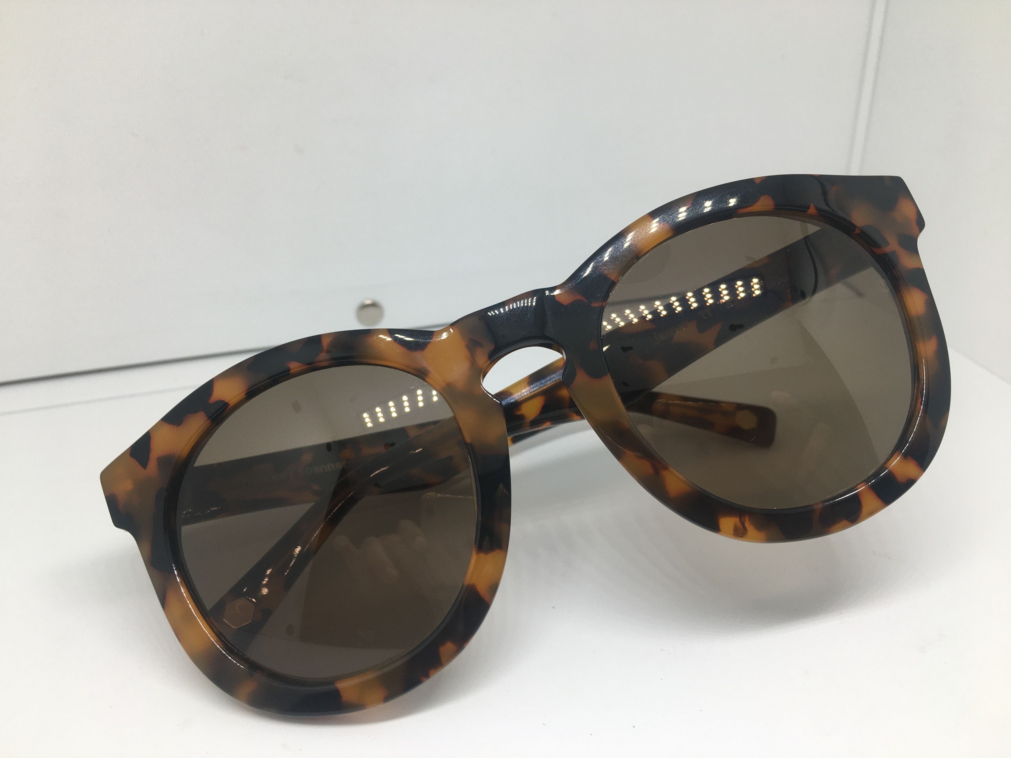 Other Monkey Spanner Jasper Tortoise Oversize Sunglasses Frame Size ONE SIZE - 7 Thumbnail