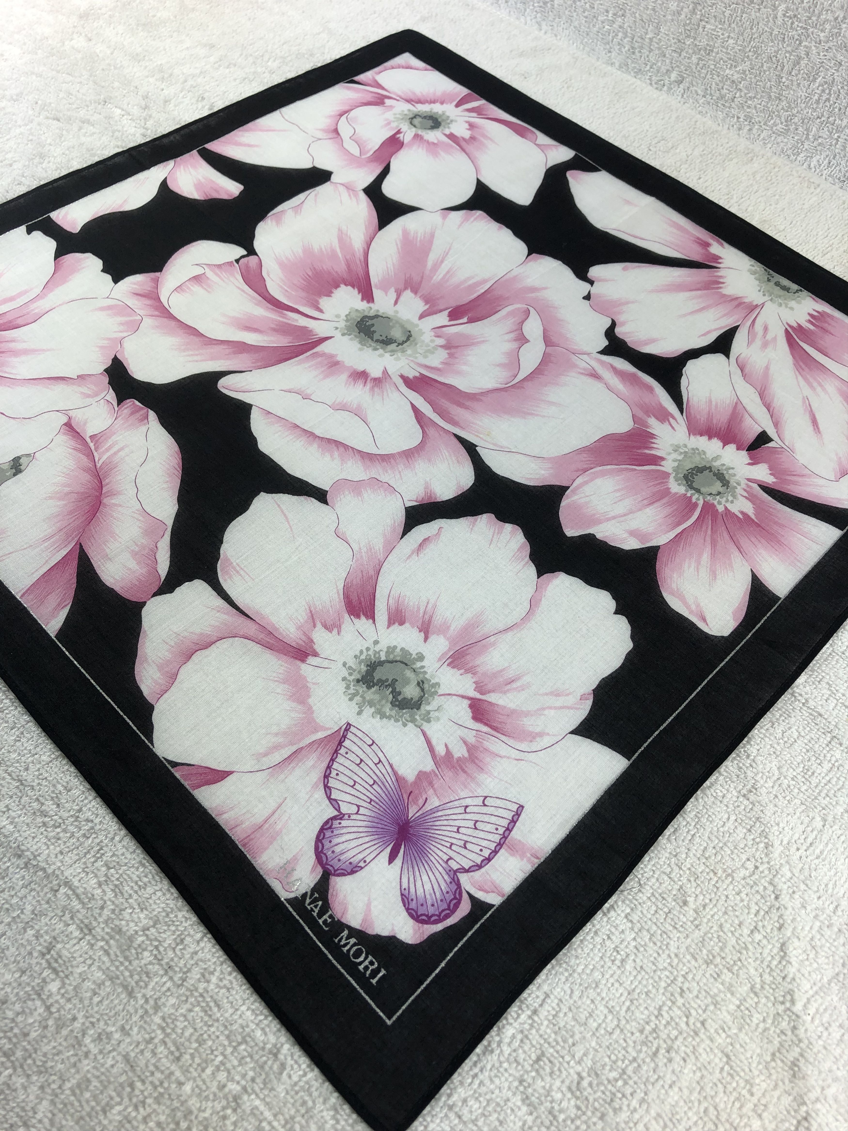 Hanae Mori × Japanese Brand × Vintage Hanae Mori Handkerchief / Bandana / Neckerchief Size ONE SIZE - 4 Thumbnail