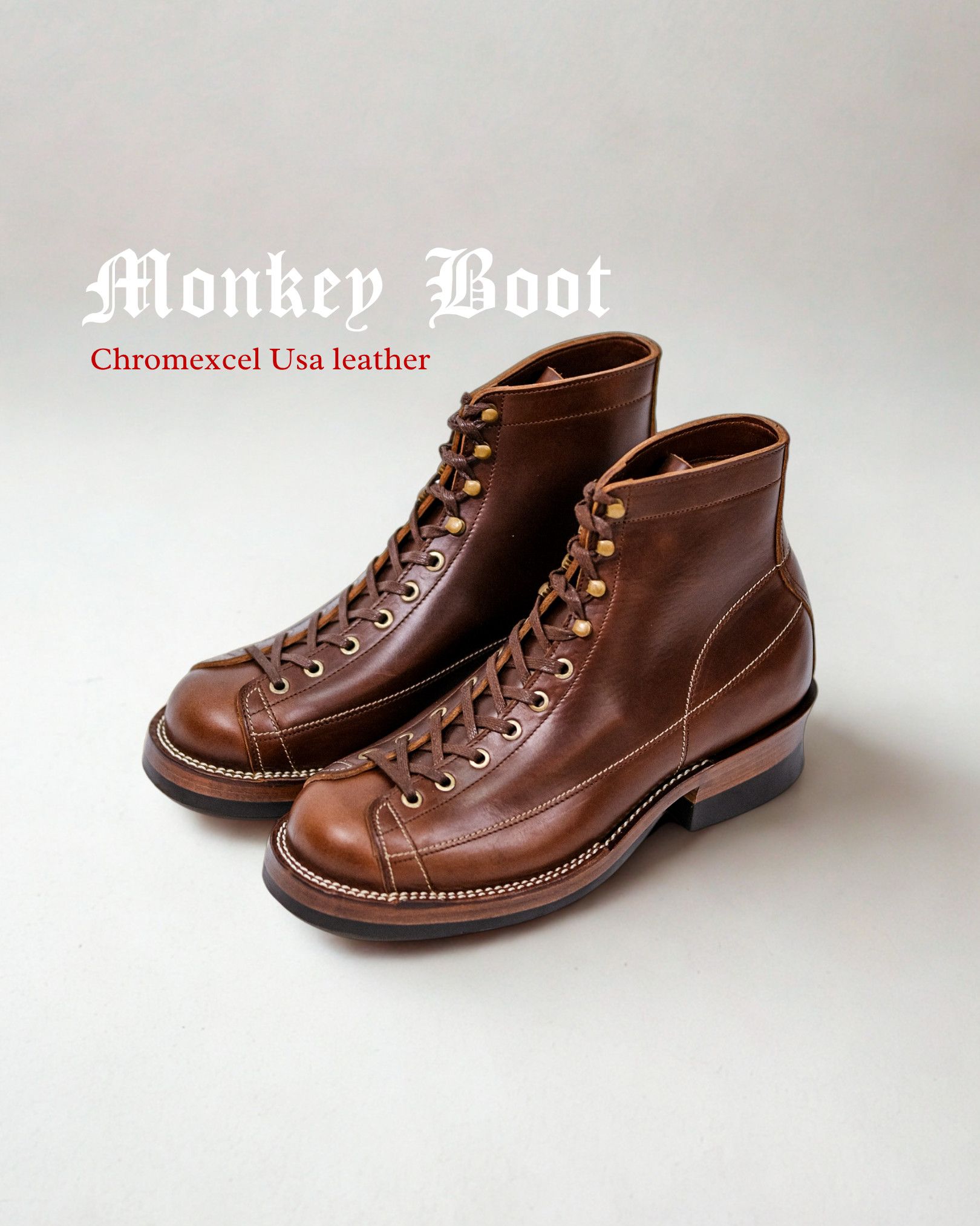 Other Monkey Boots Custom Horween Chromexcel Leather usa Size US 9 / EU 42 - 1 Thumbnail
