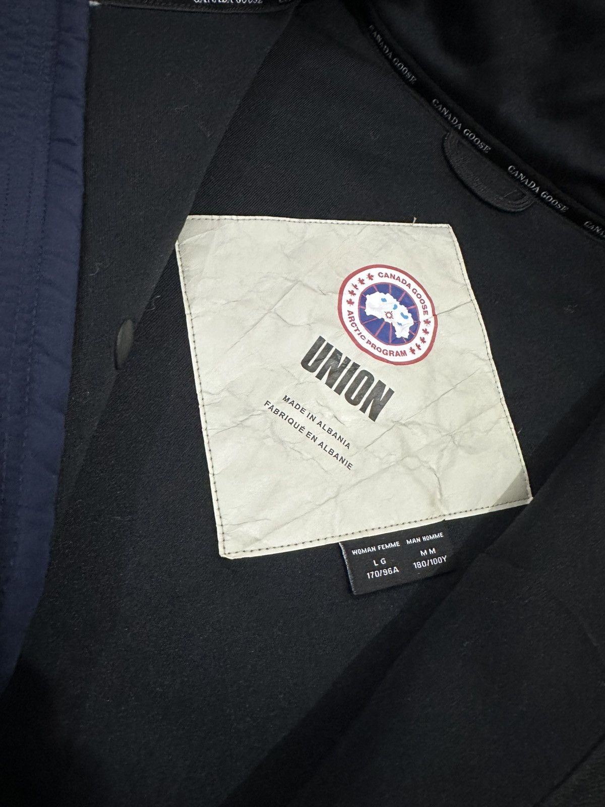 Canada Goose × NBA × Union LA CANADA GOOSE & NBA COLLECTION WITH UNION LEGION FLEECE VEST Size US M / EU 48-50 / 2 - 4 Thumbnail
