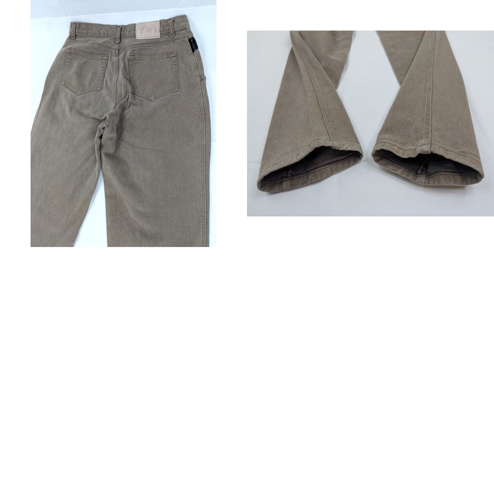 Vintage VINTAGE Denum Jeans Women Tapered Jeans 30x34 Brown Y2K Lightning Accent Back Pockets Made in USA Regular Inseam 34 Size 30" / US 8 / IT 44 - 9 Thumbnail