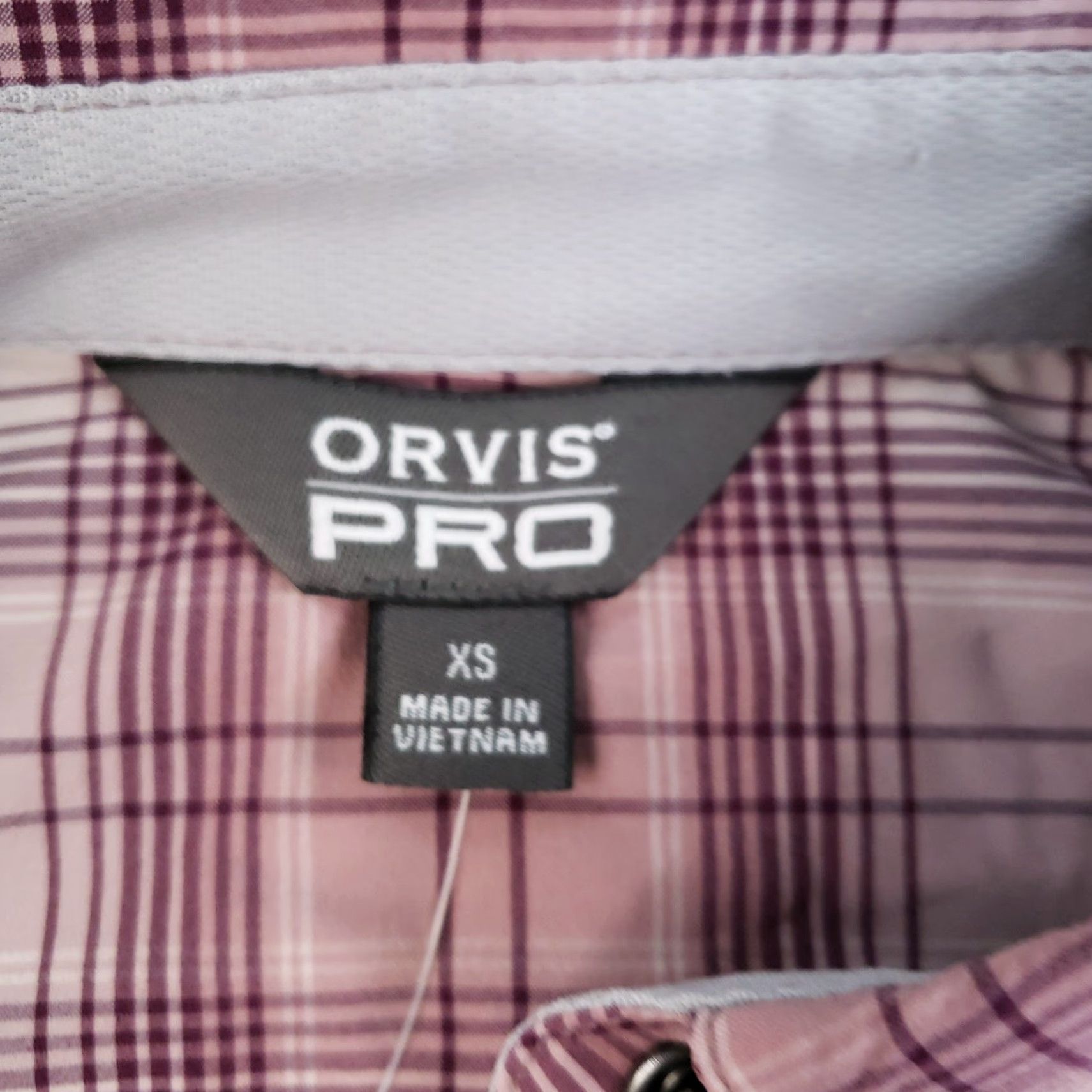 Orvis VINTAGE Orvis Women's Shirt XS Purple Plaid Long Sleeve Lightweight Casual Outdoor Size XS / US 0-2 / IT 36-38 - 5 Thumbnail