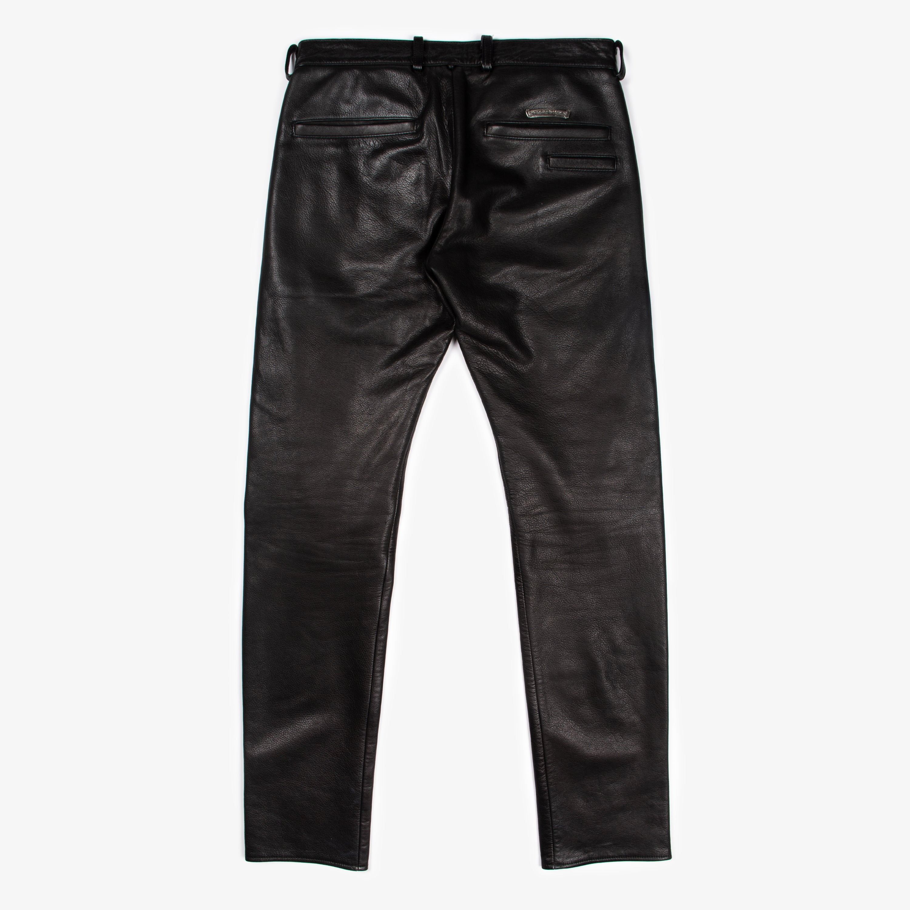 Chrome Hearts CHROME HEARTS SLIM LEATHER PANT Size US 31 - 5 Thumbnail