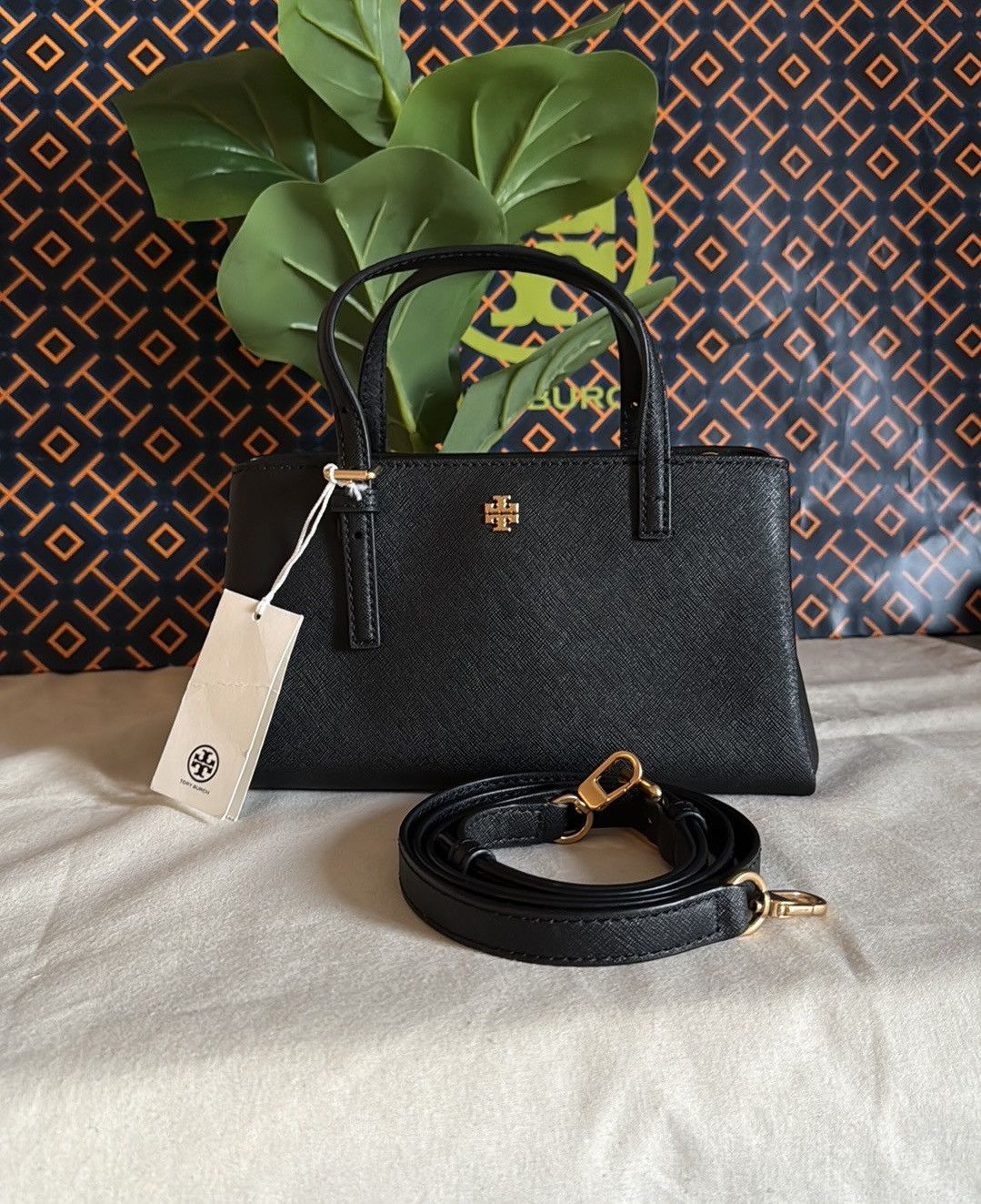 Tory Burch New, authentic tory burch black tote bag , crossbody Size ONE SIZE - 2 Thumbnail