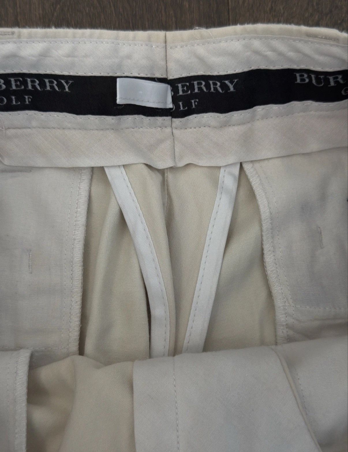 Burberry Vintage 90s Tan Burberry Golf Stretch Pants 32X27 Size US 32 / EU 48 - 5 Thumbnail