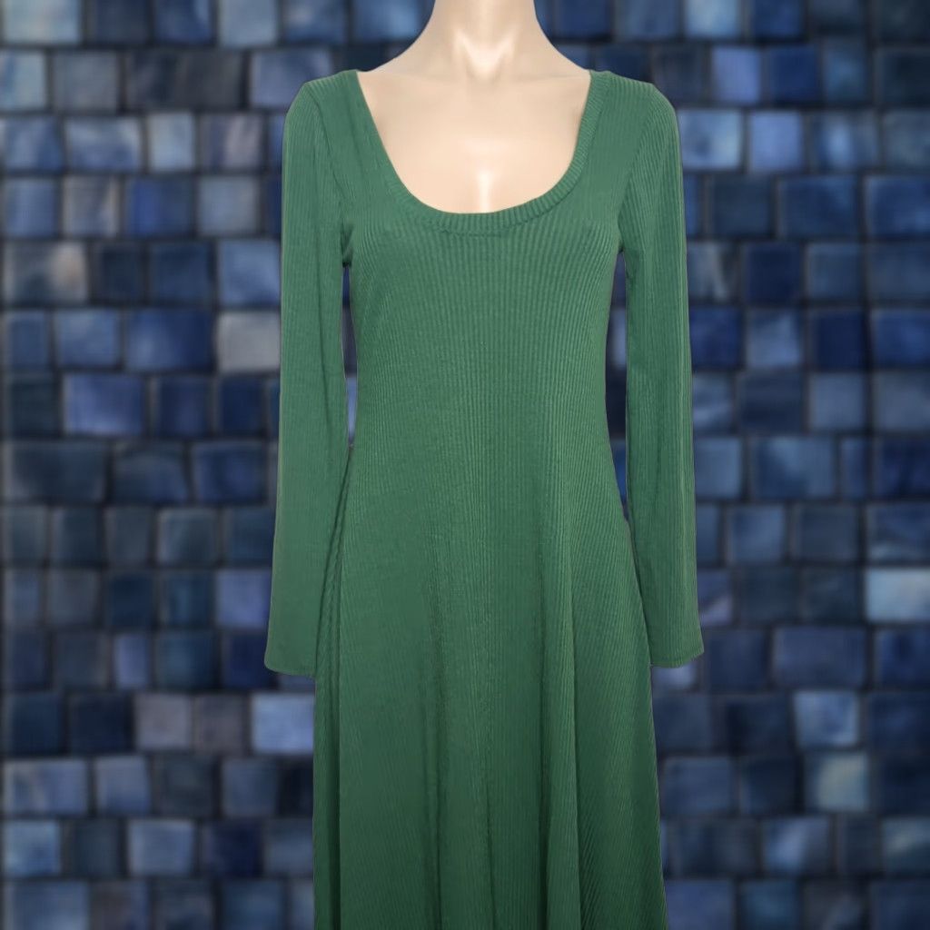 modcloth green dress Iridescent Plunge Maxi Dress Olive Green main image 1